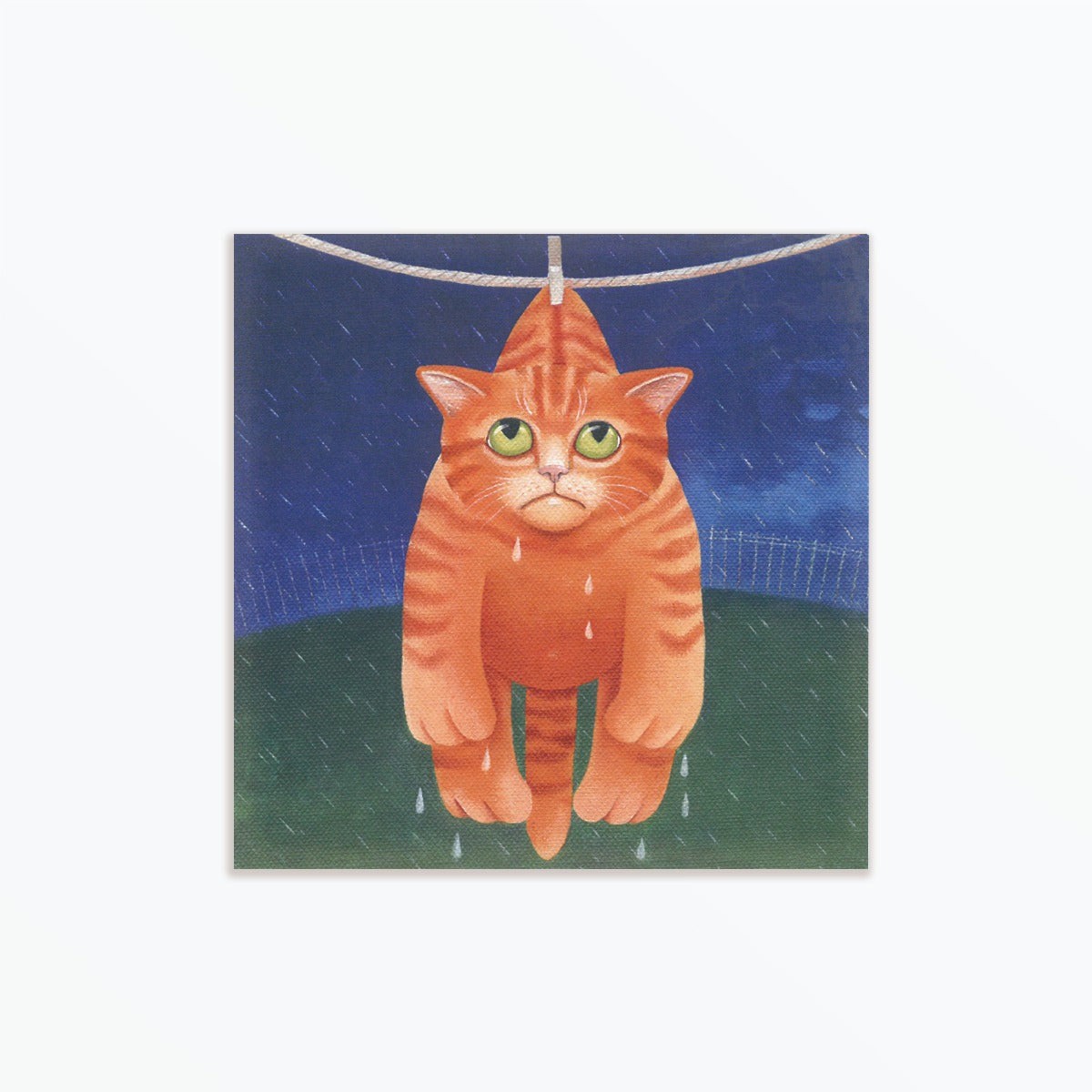Drying in the Rain (15cmx15cm)