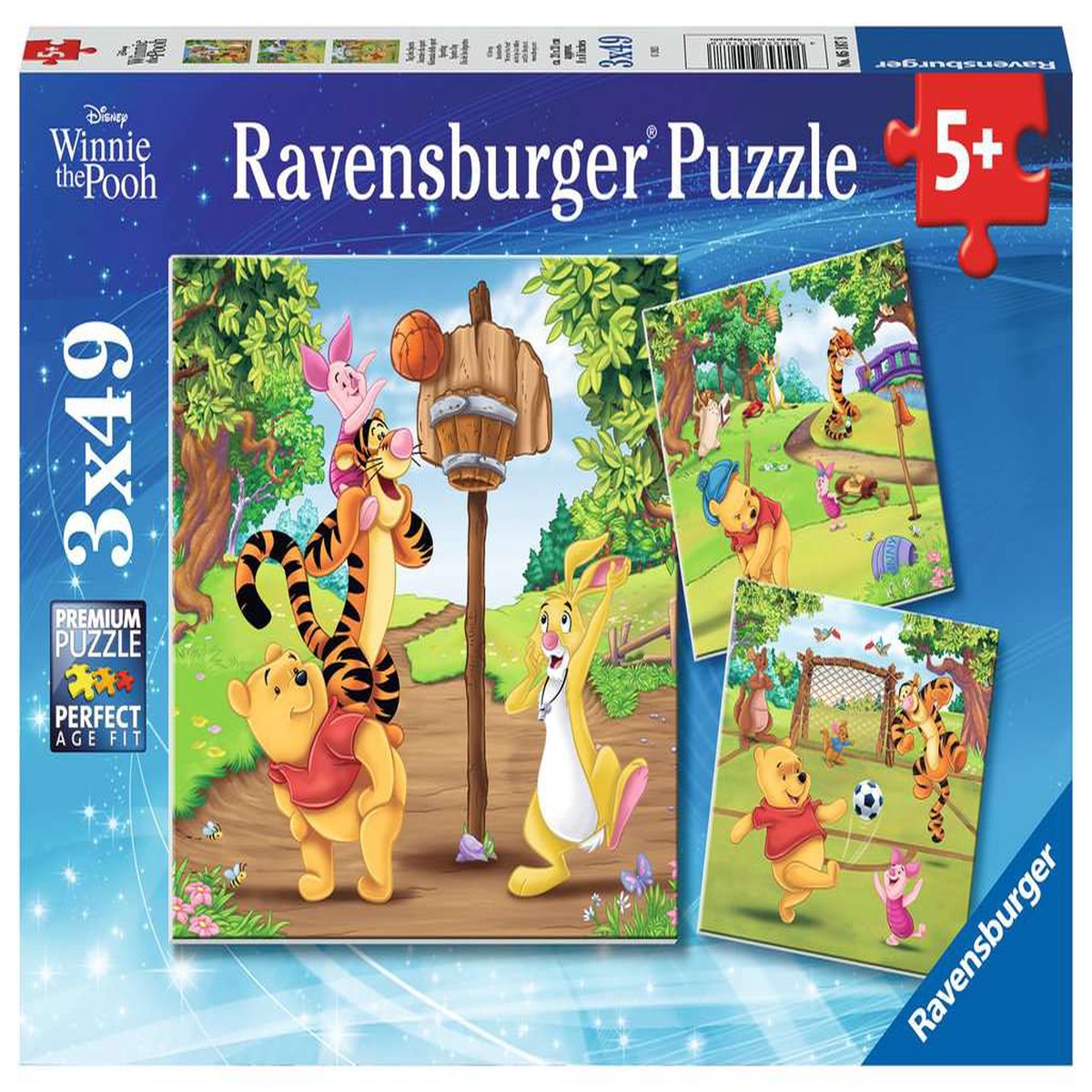 Ravensburger - 3x49 Winnie the Pooh Sports Day
