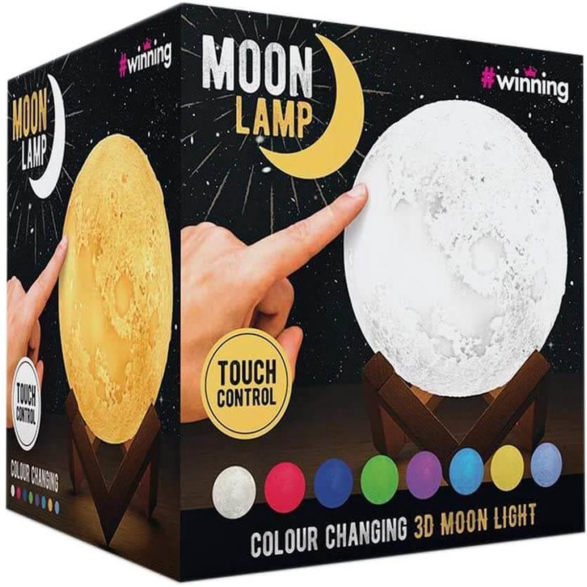 3D Colour Changing Moon Lamp
