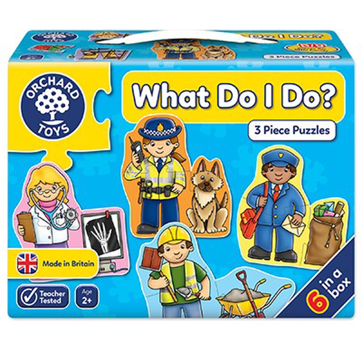 Orchard Toys First Puzzle - 3 Piece What do I do