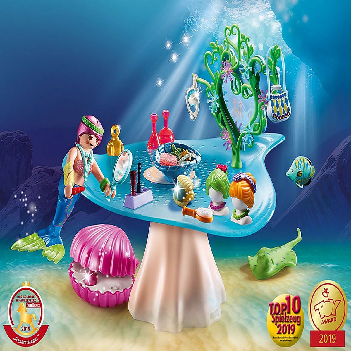 PLAYMOBIL Mermaid-Beauty Salon with Jewel Case