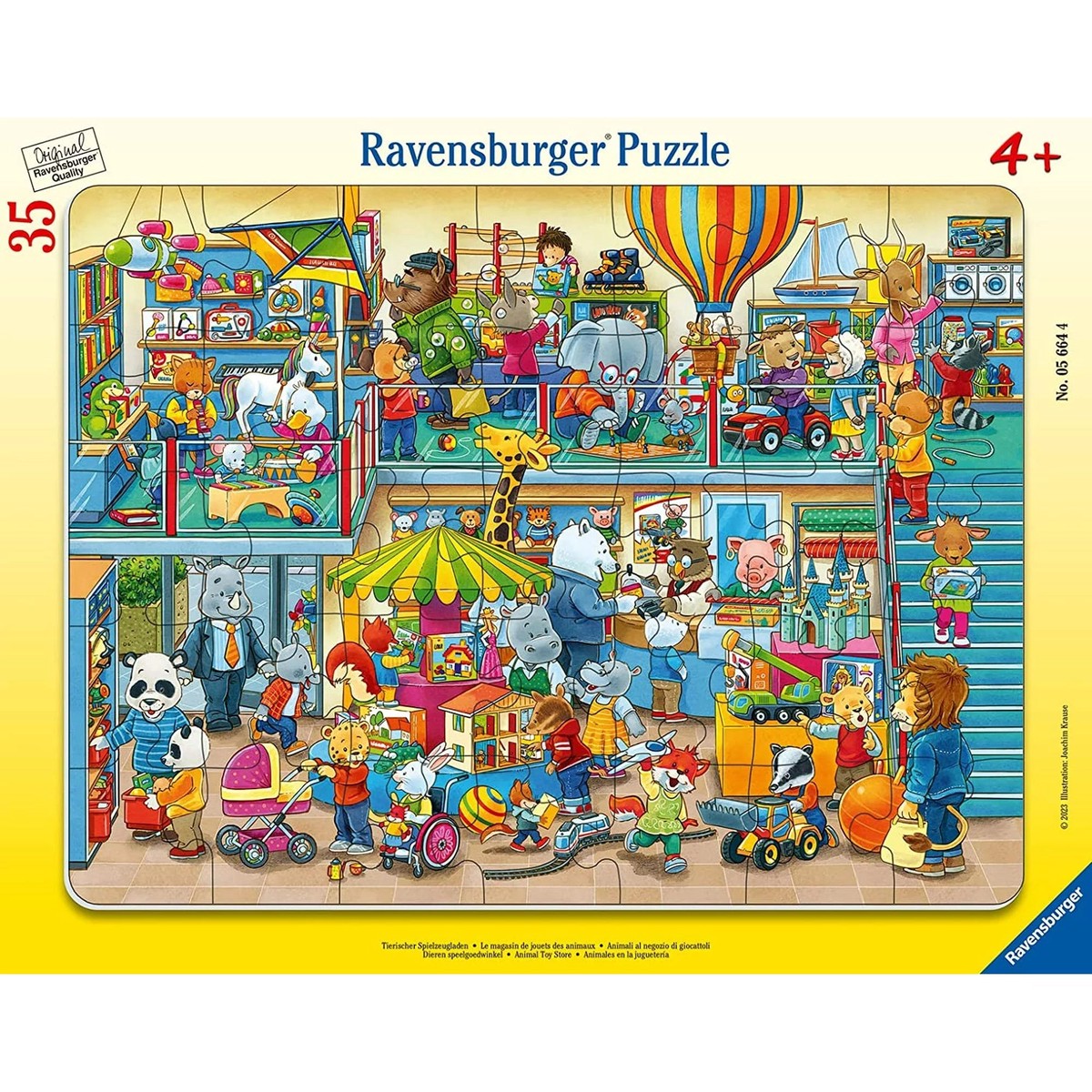 Ravensburger Frame Puzzle - 35pc Animal Toy Store