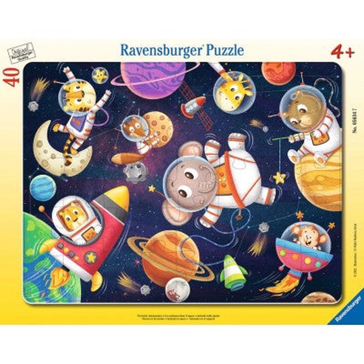 Ravensburger Frame Puzzle - 40pc Animal in Space