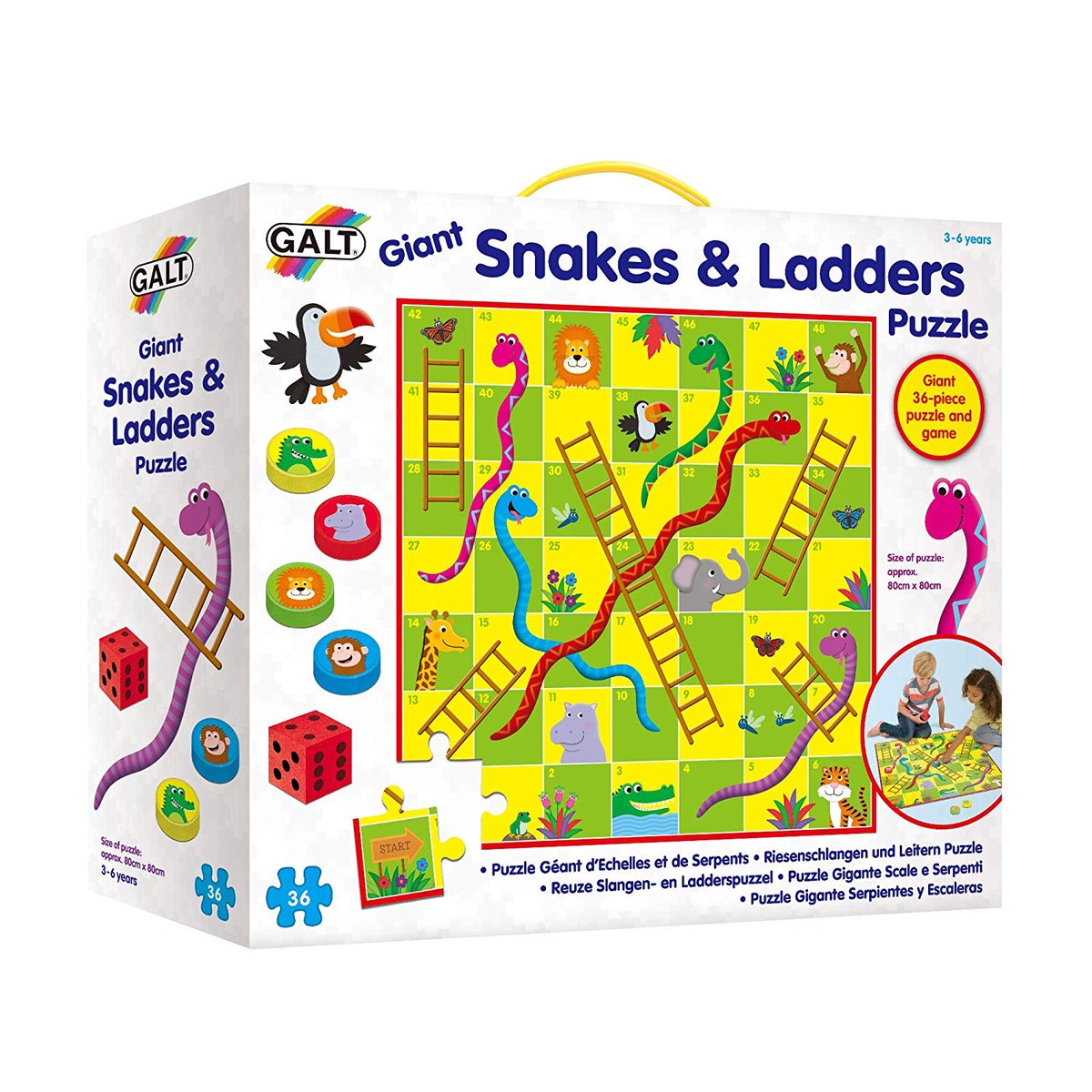 Galt Giant Snakes Ladders Puzzle