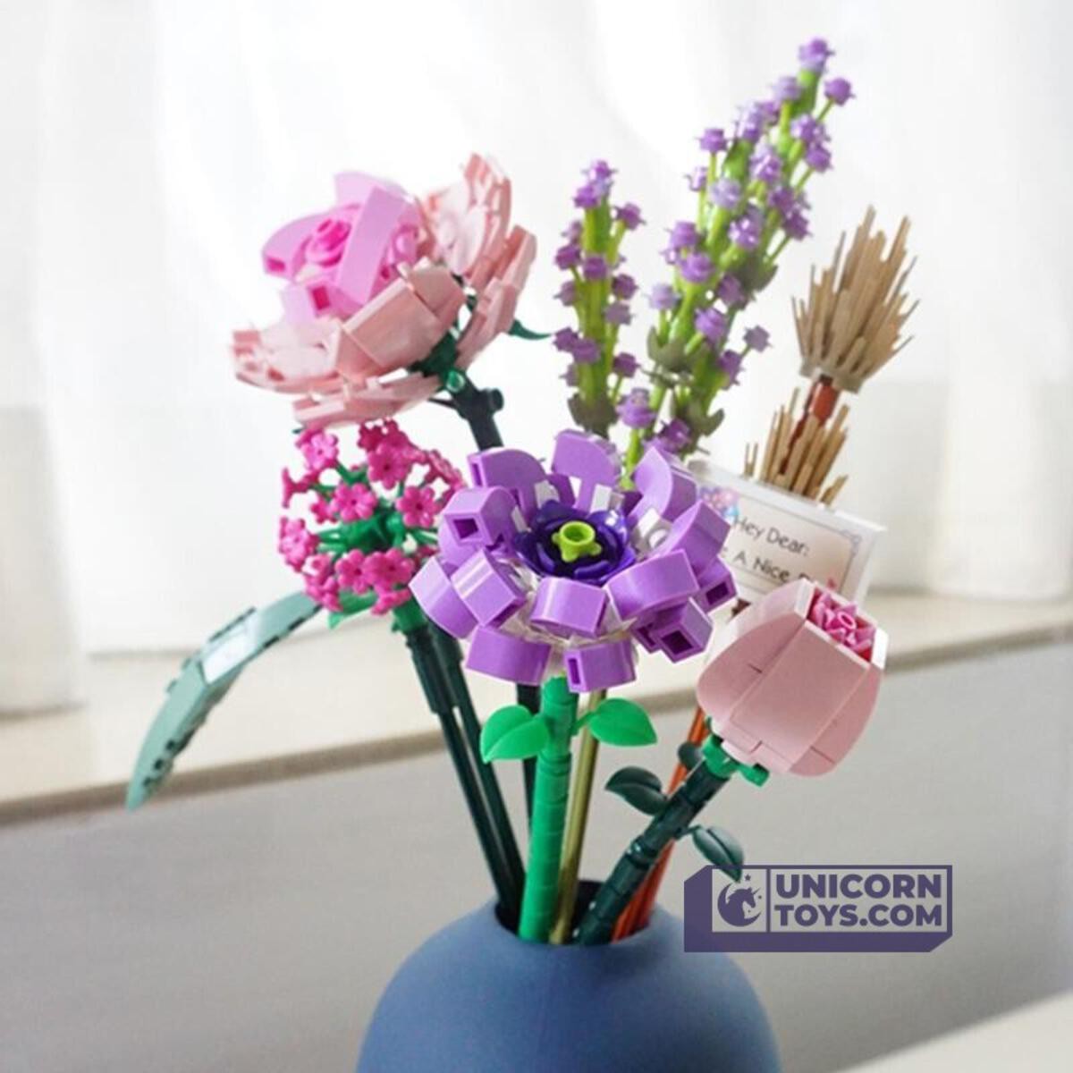LOZ Block Flowers - Rose Camellia Lavender Orchid