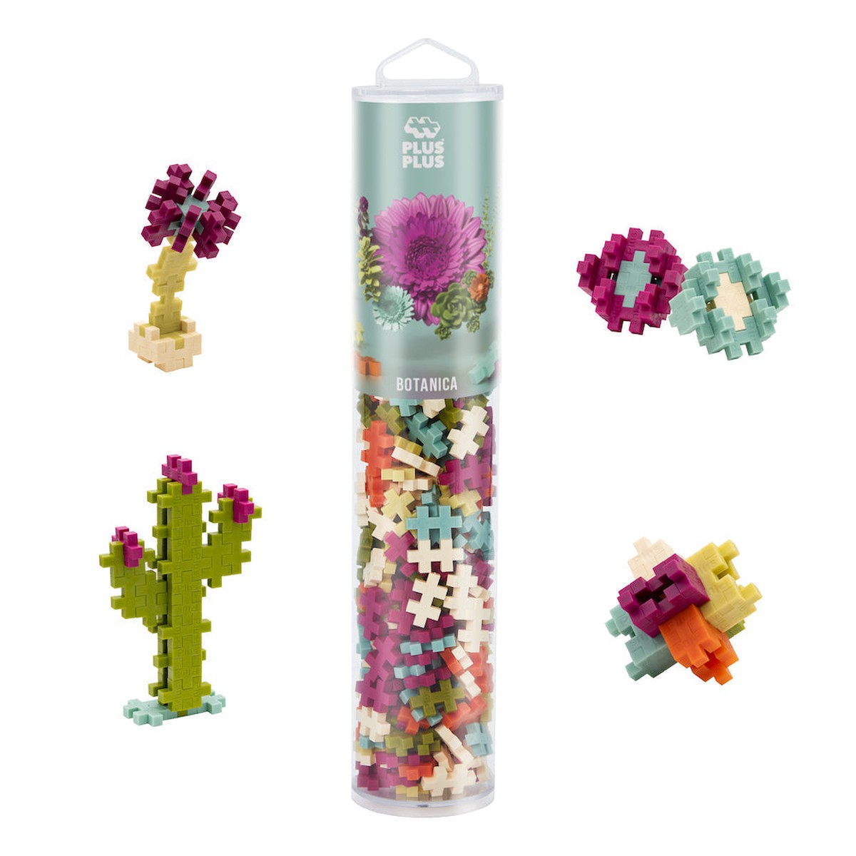 Plus-Plus Tube Botanica Mix 240pc