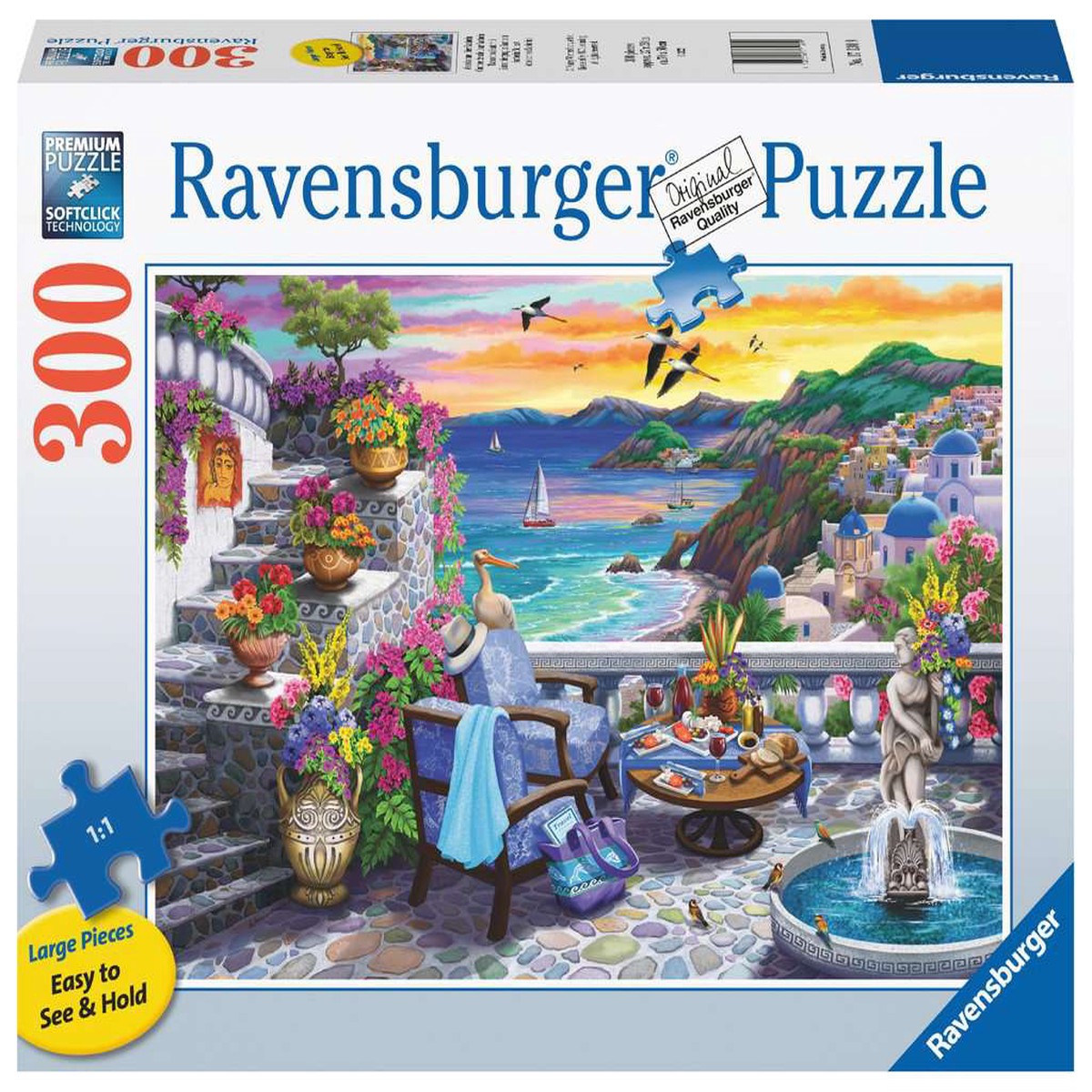 Ravensburger Large Format - 300pc Santorini Sunset