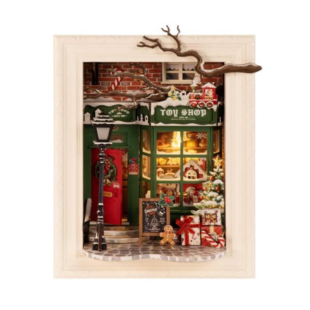 Christmas DIY Frame - Santas Toy Shop