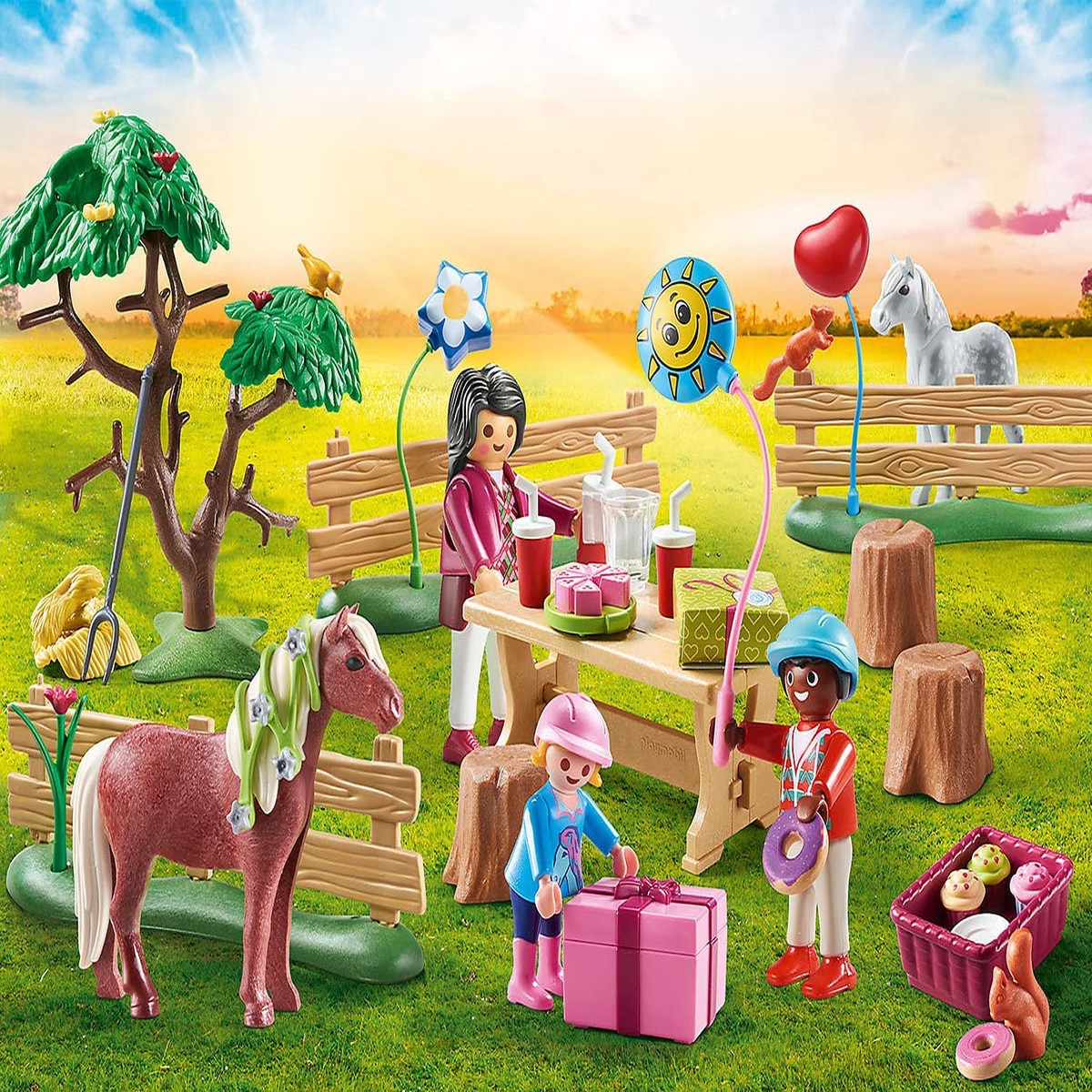 PLAYMOBIL 70997 Horse World-Pony Farm Birthday Party