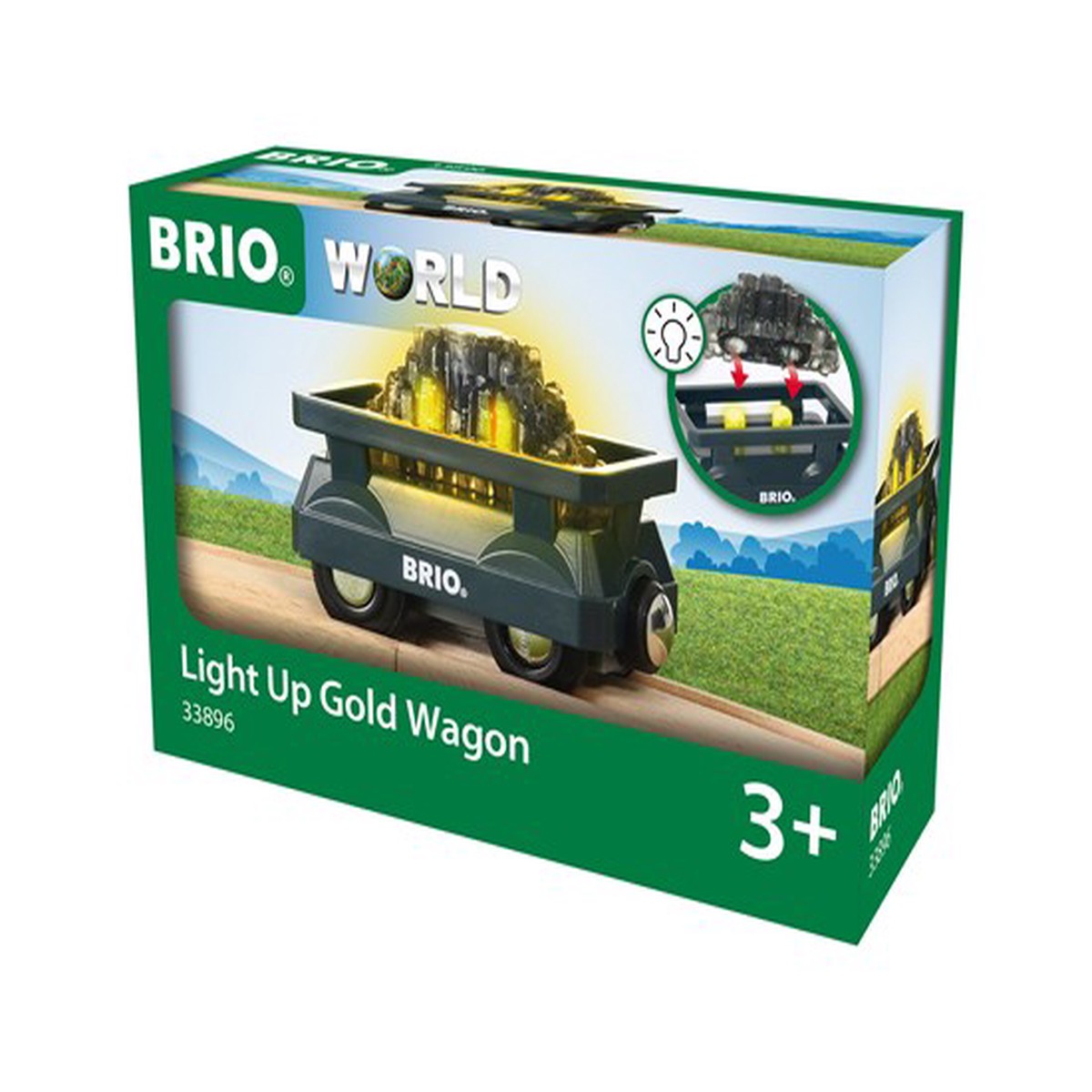 Brio Train - Gold Wagon Light Up