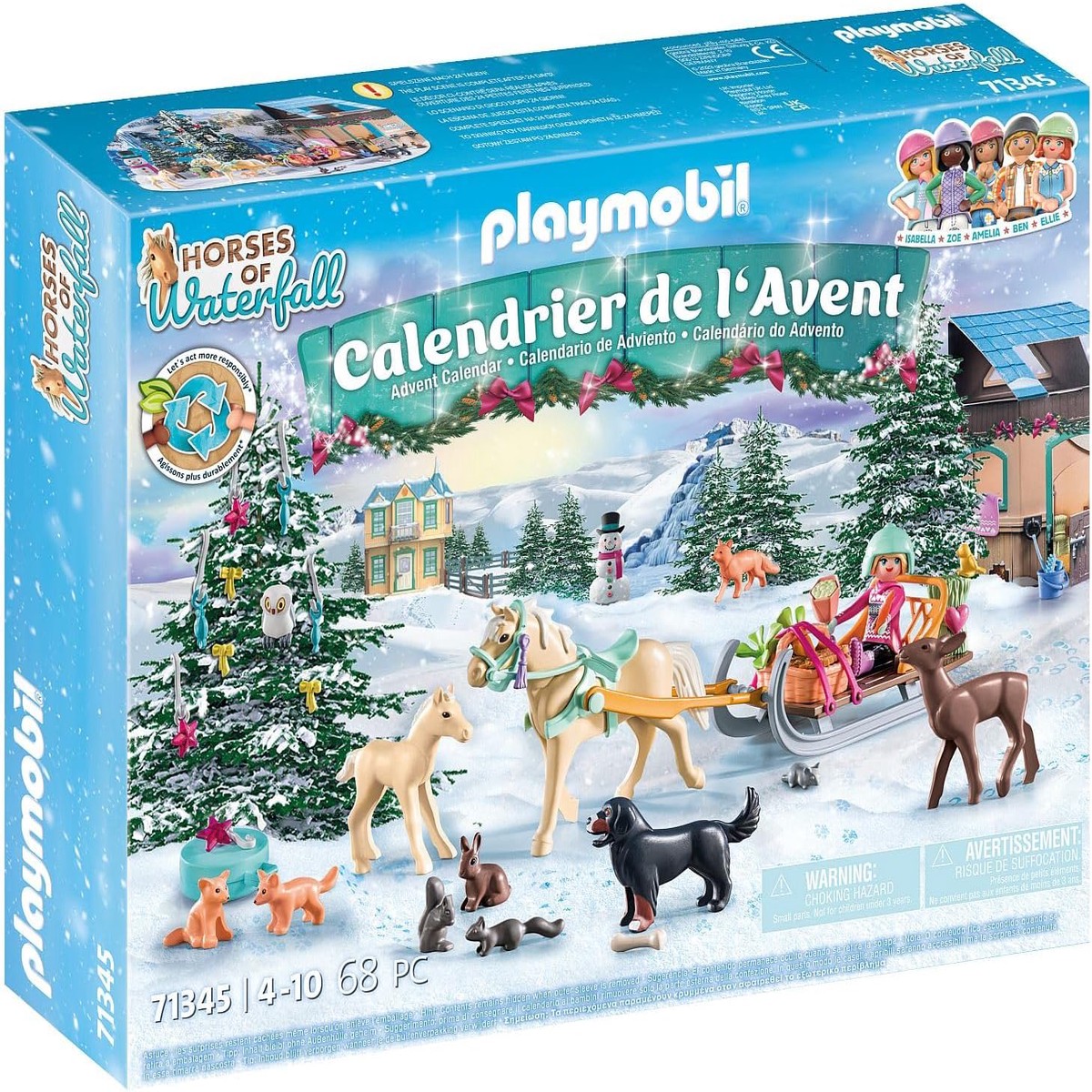 PLAYMOBIL 71345 Advent Calendar Christmas Sleigh Ride