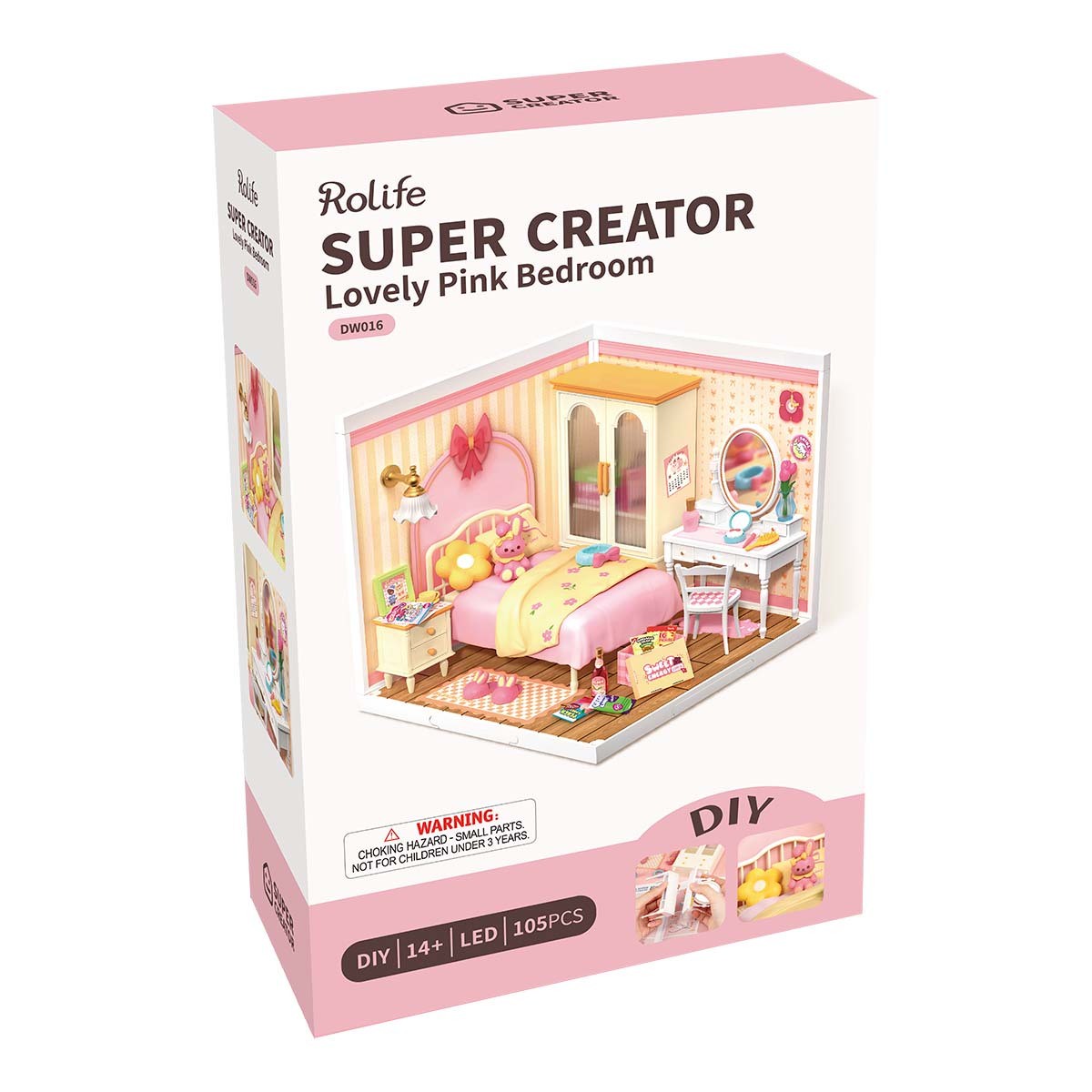 DIY House - Lovely Pink Bedroom