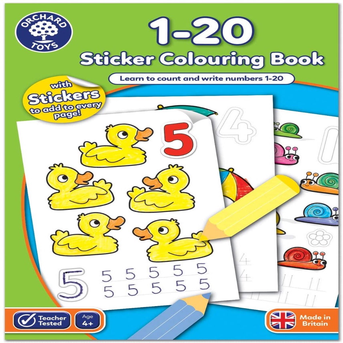 Orchard Toys CB08 Activity Book - 1 to 20