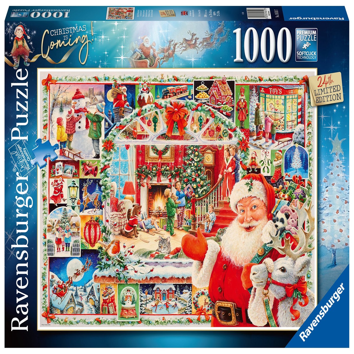 Ravensburger 165117 1000 P Christmas is coming