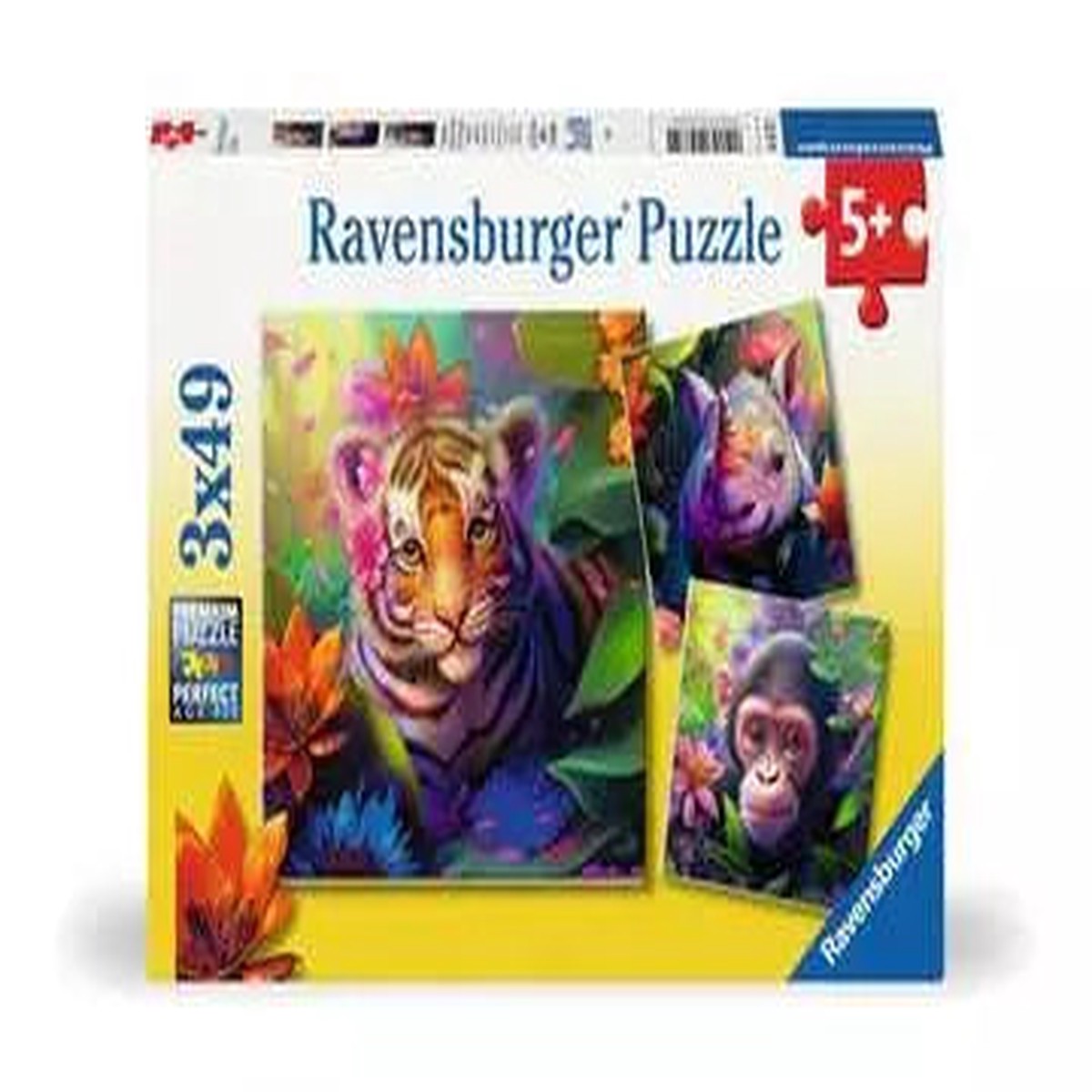 Ravensburger - 3x49pc Jungle Babies