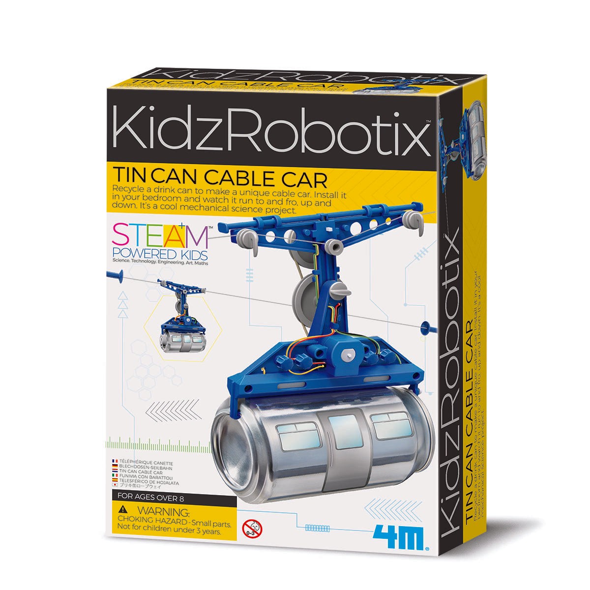 4M Kidz Robotix - Tin Can Cable Car