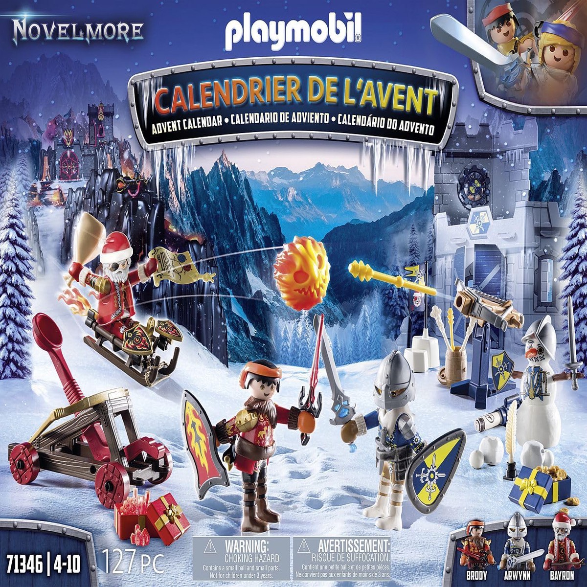 PLAYMOBIL 71346 Advent Calendar Novelmore - Battle in the Snow