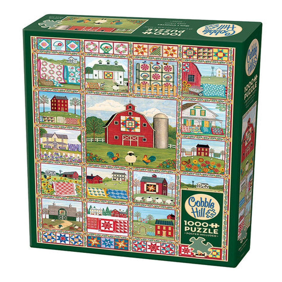 Cobble Hill - 1000pc Quilt Country