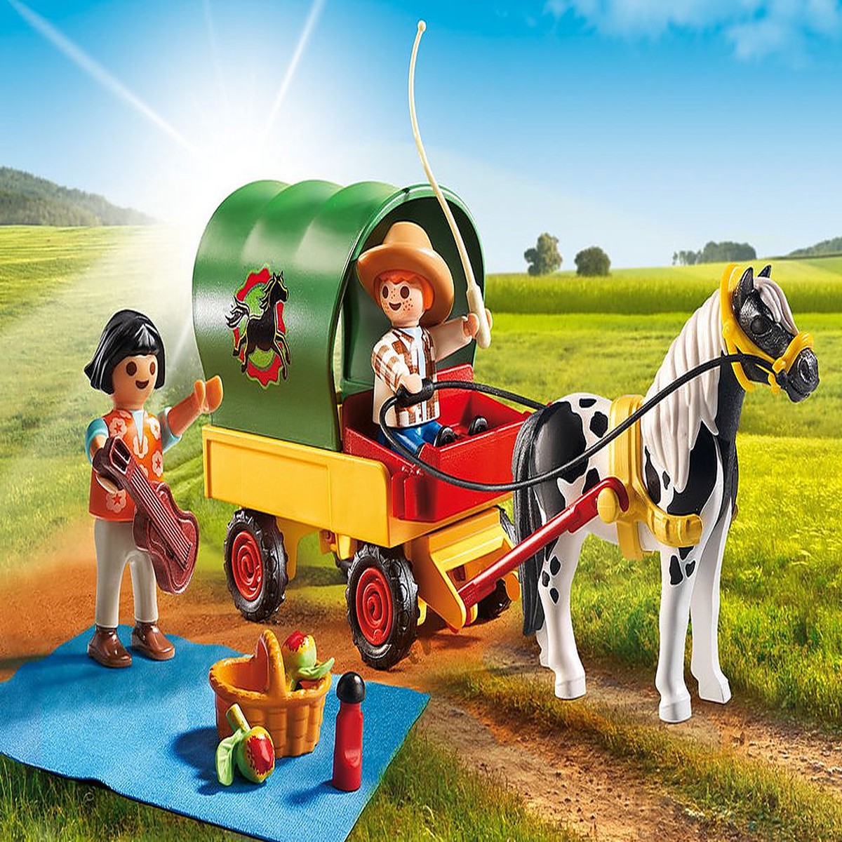 PLAYMOBIL Horse Farm - Picnic with Pony Wagon