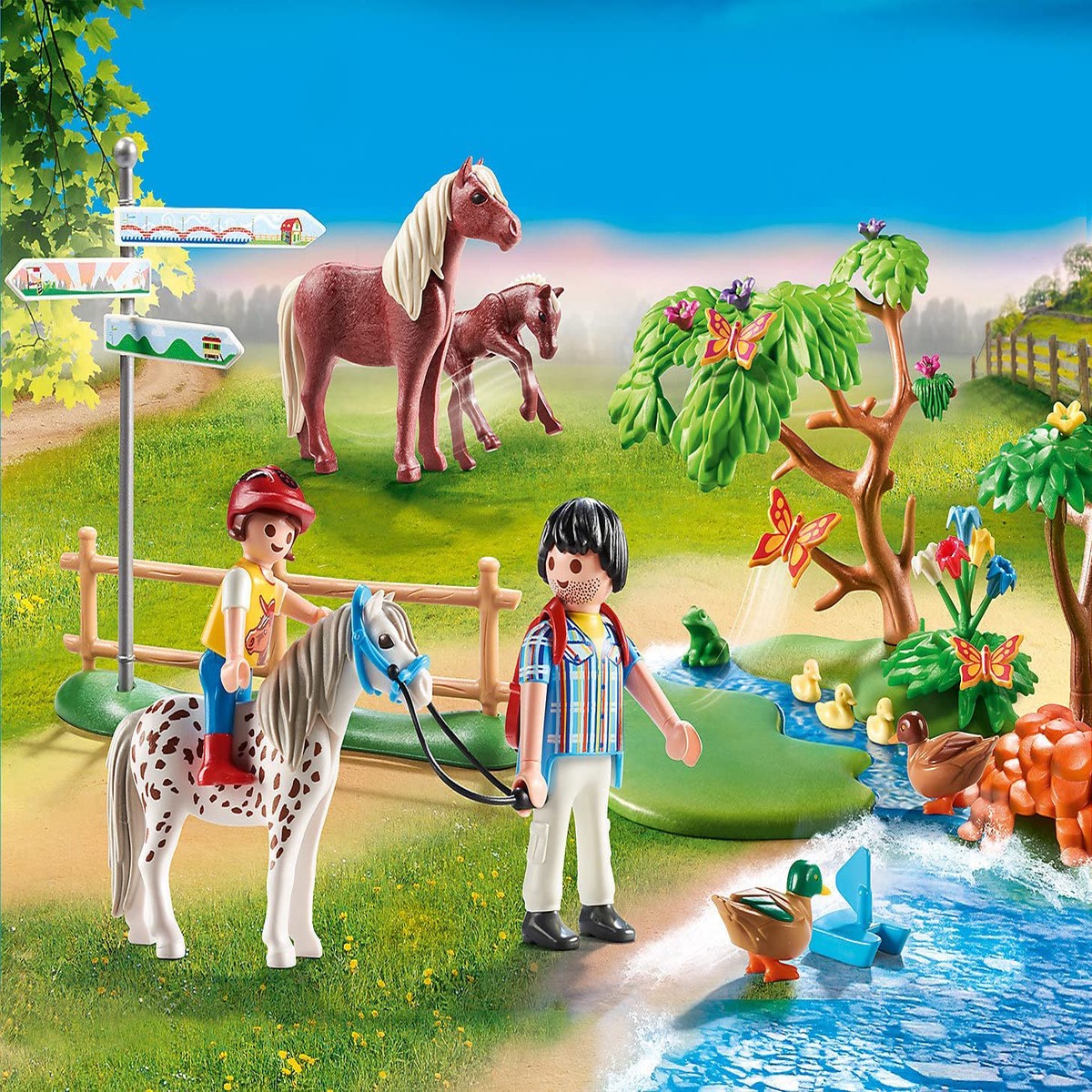 PLAYMOBIL 70512 Pony Farm-Adventure Pony Ride