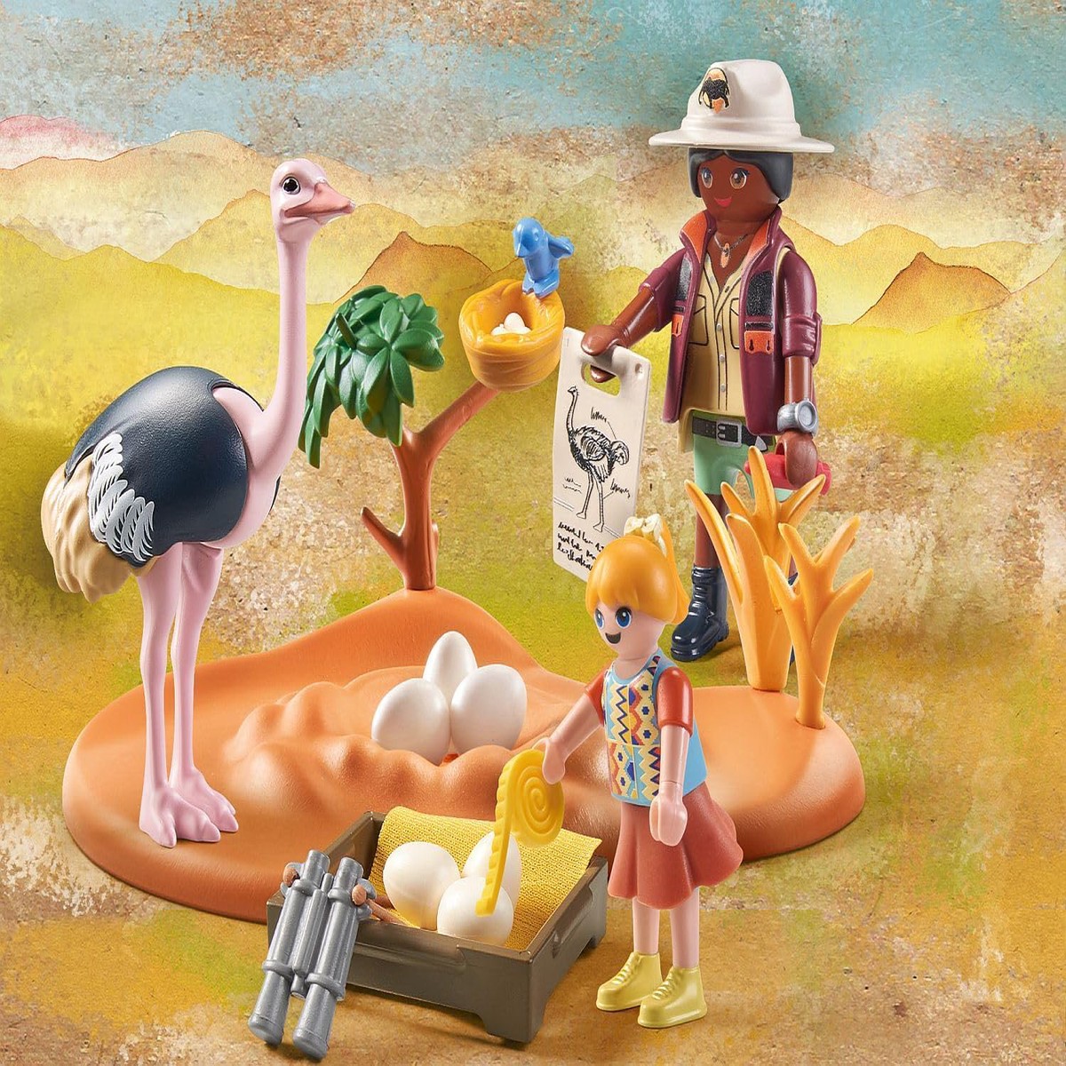 PLAYMOBIL 71296 Wiltopia - Ostrich nest