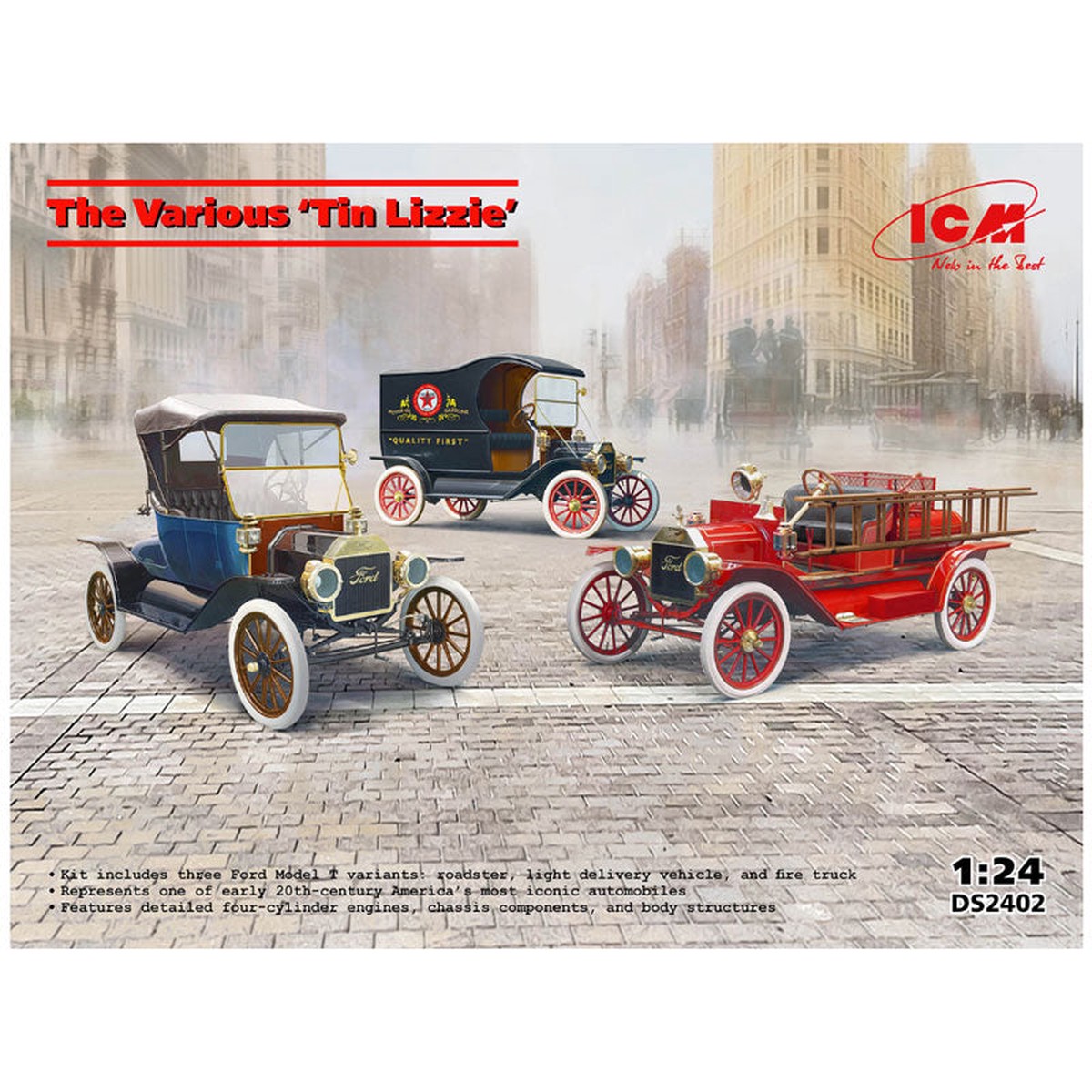 The Various Tin Lizzie Ford Models 124 Scale Kits