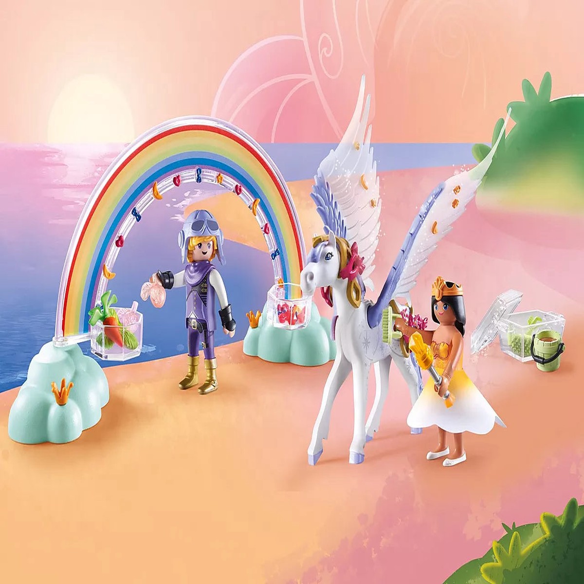 Playmobil 71361 Pegasus with Rainbow in the Clouds