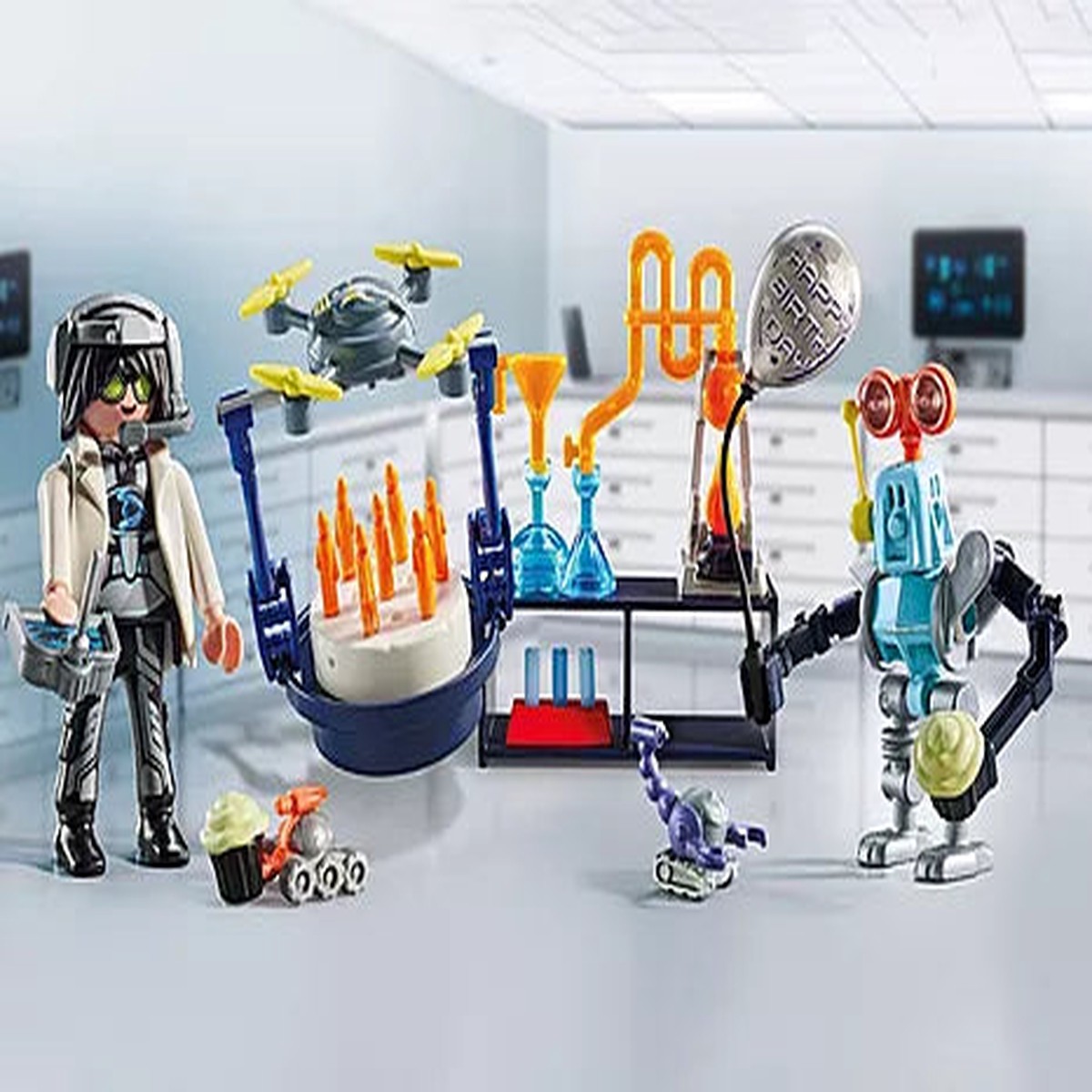 Playmobil 71450 Gift set Researchers with robots