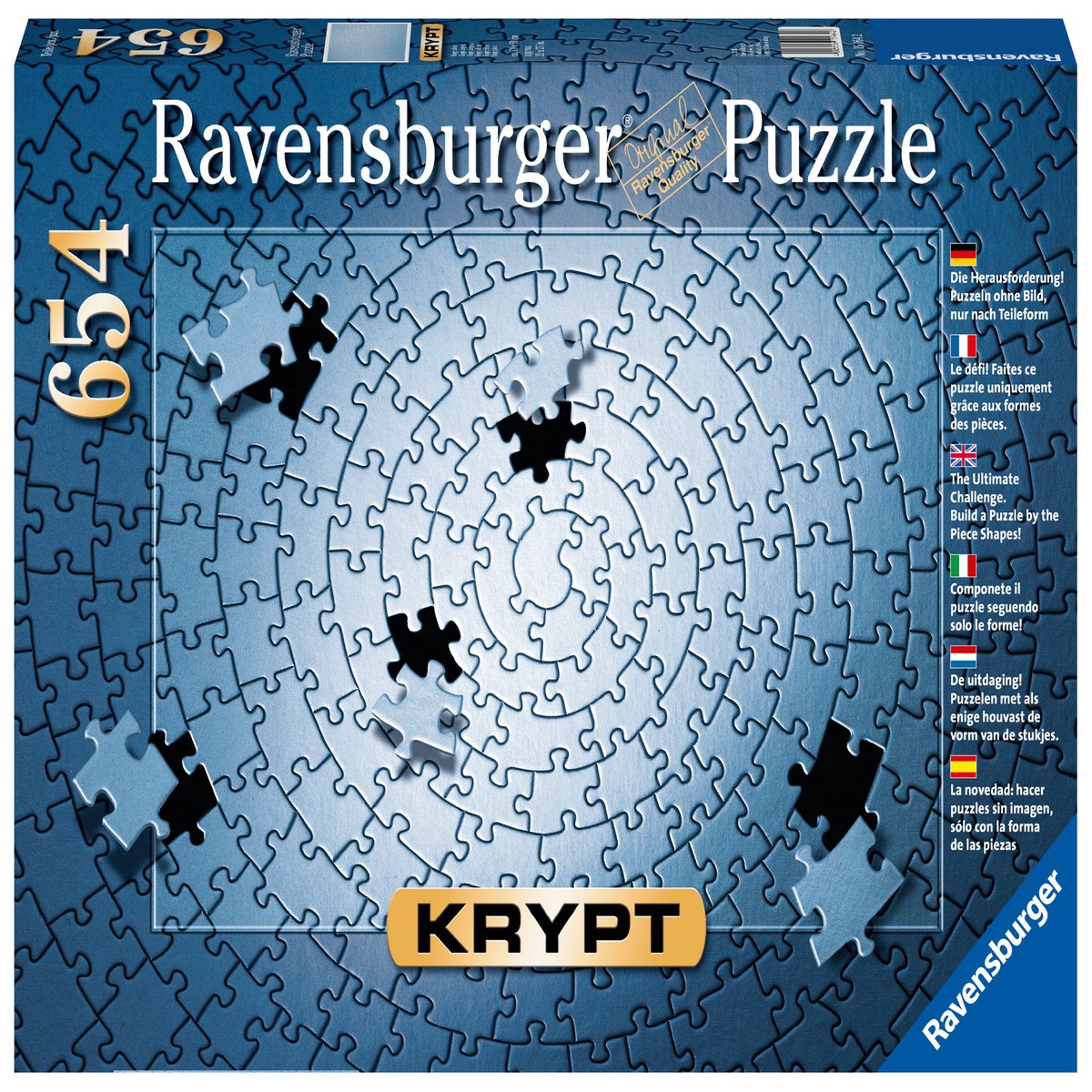 Ravensburger 159642 654 P Krypt Silver