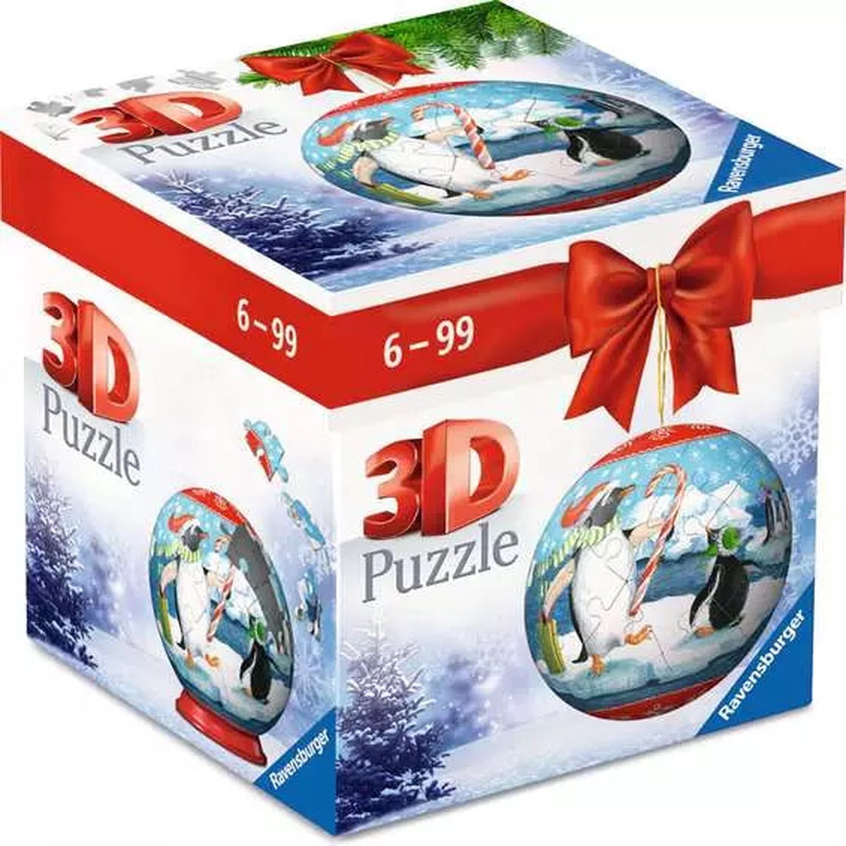Ravensburger - 54 3D Ornaments Christmas Animal Cheer