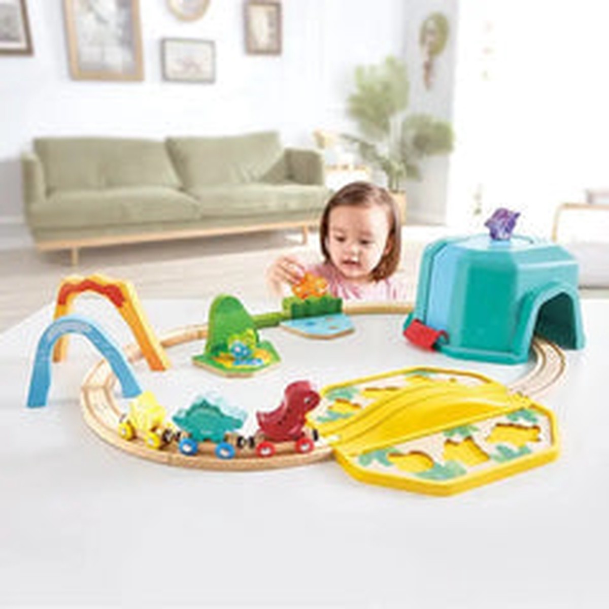 Hape Train - Dinosaur Train Bucket Set