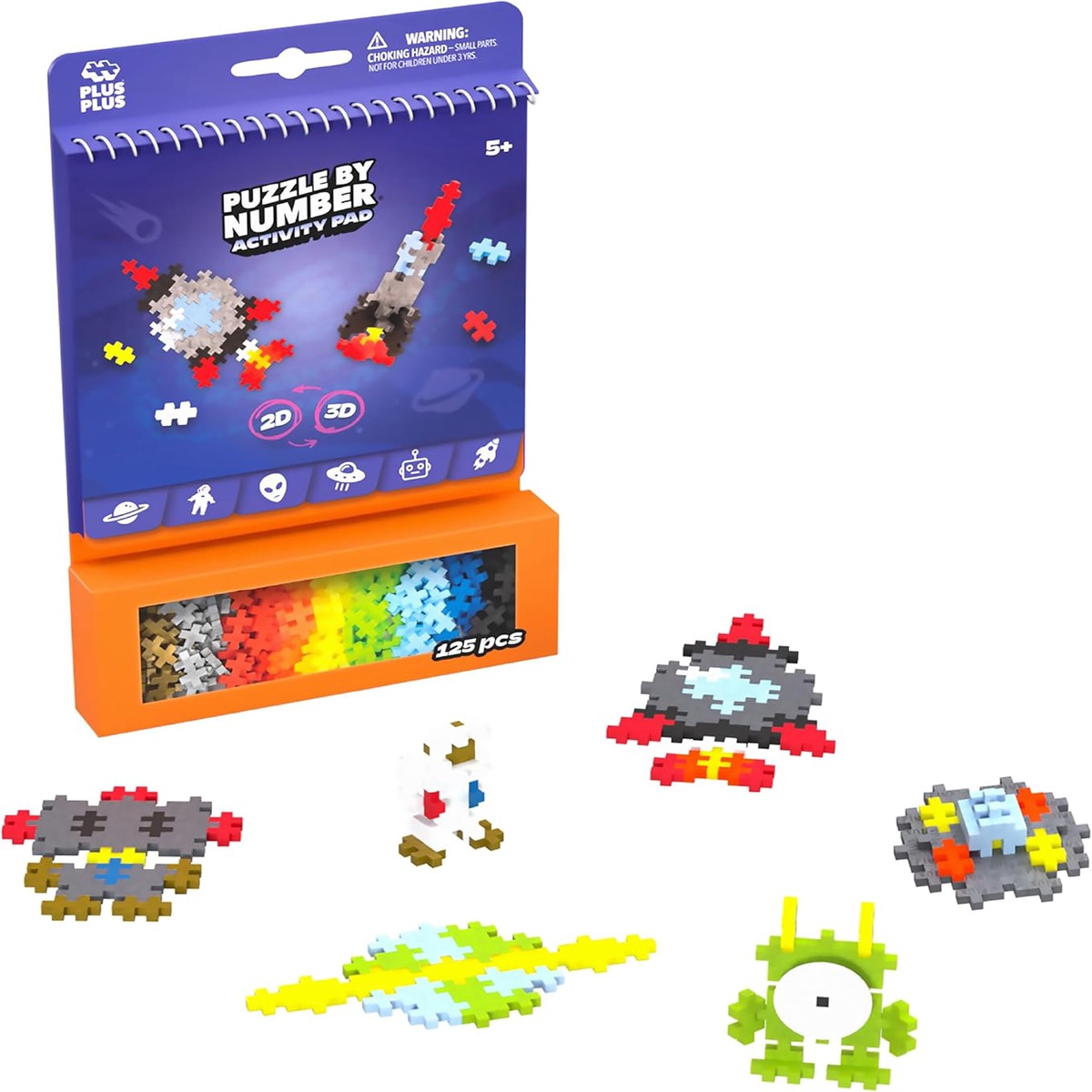 Plus-Plus Puzzle By Number Space