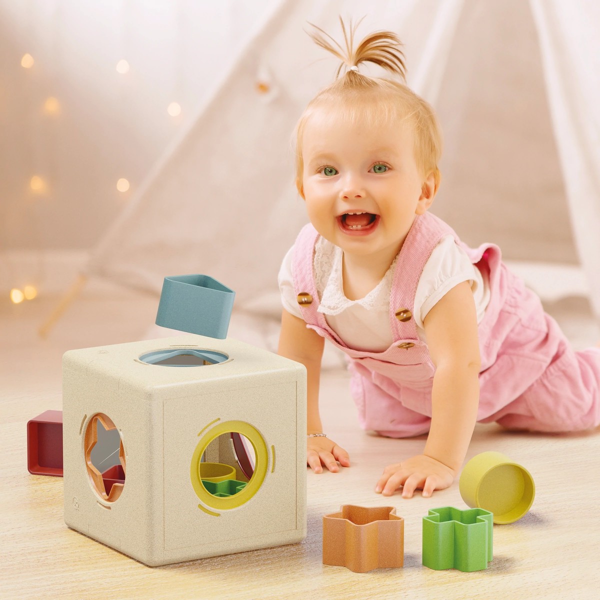 Quercetti 80240 Qubo Shape Sorter