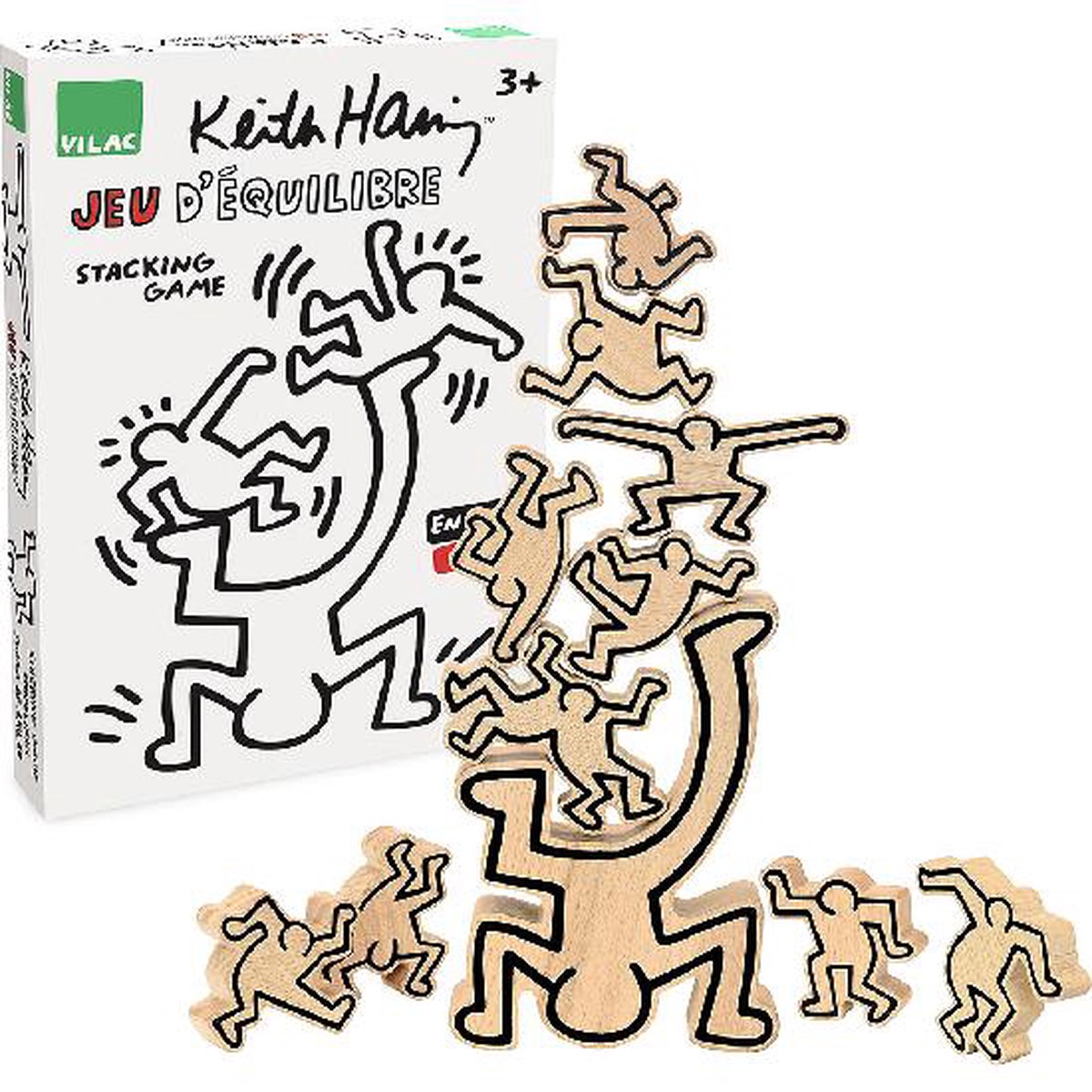 Vilac - Stacking Figures Keith Haring