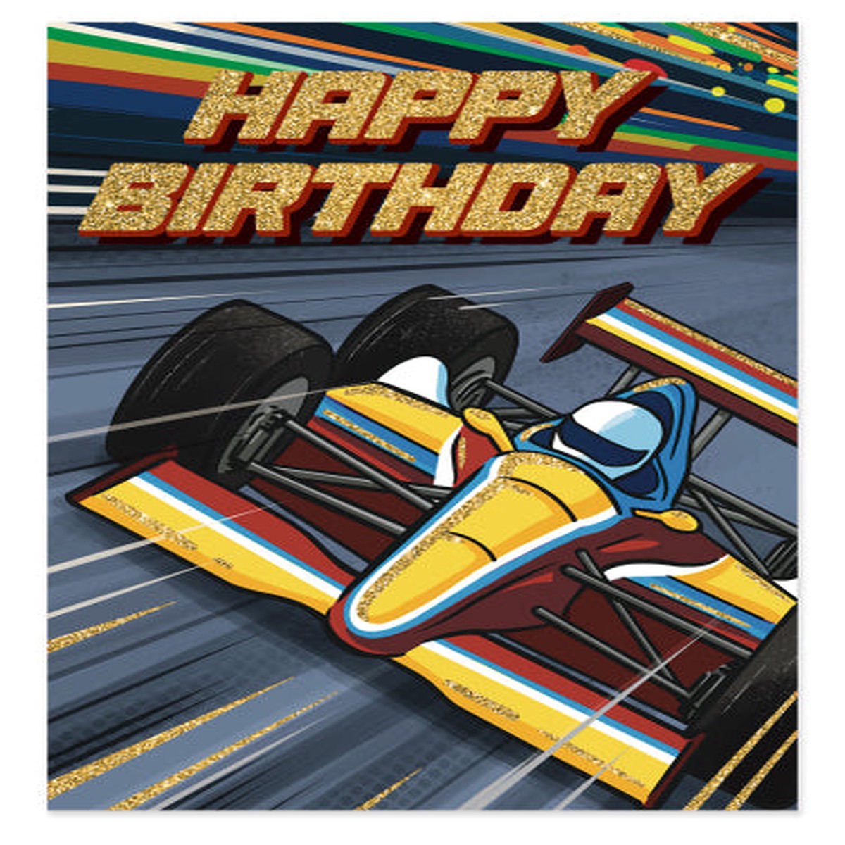 Birthday Card - Racecar