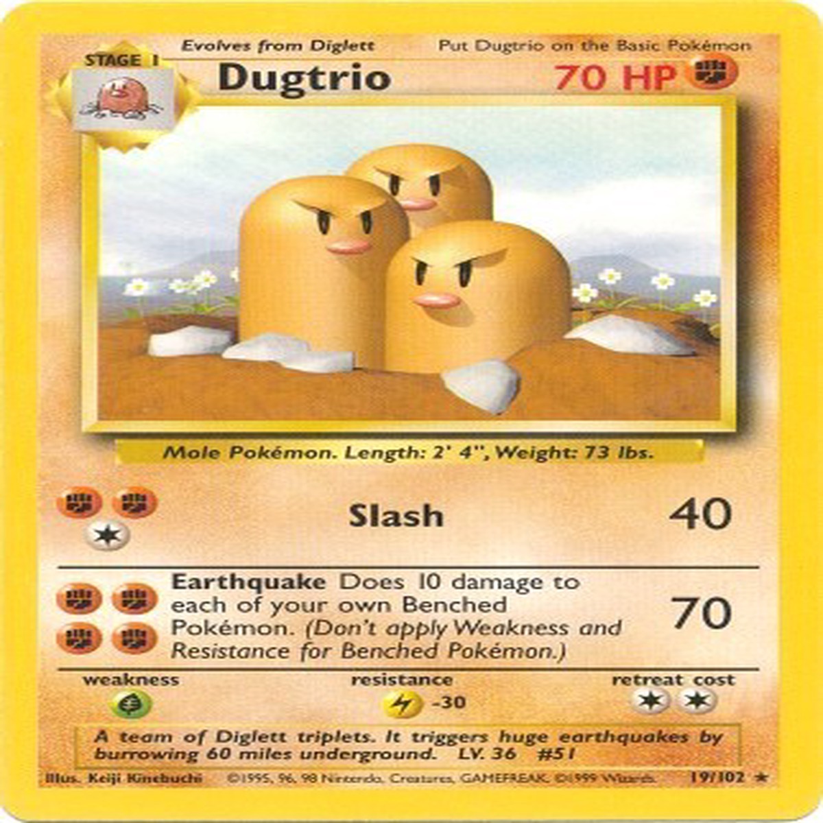 Dugtrio BS - 019102