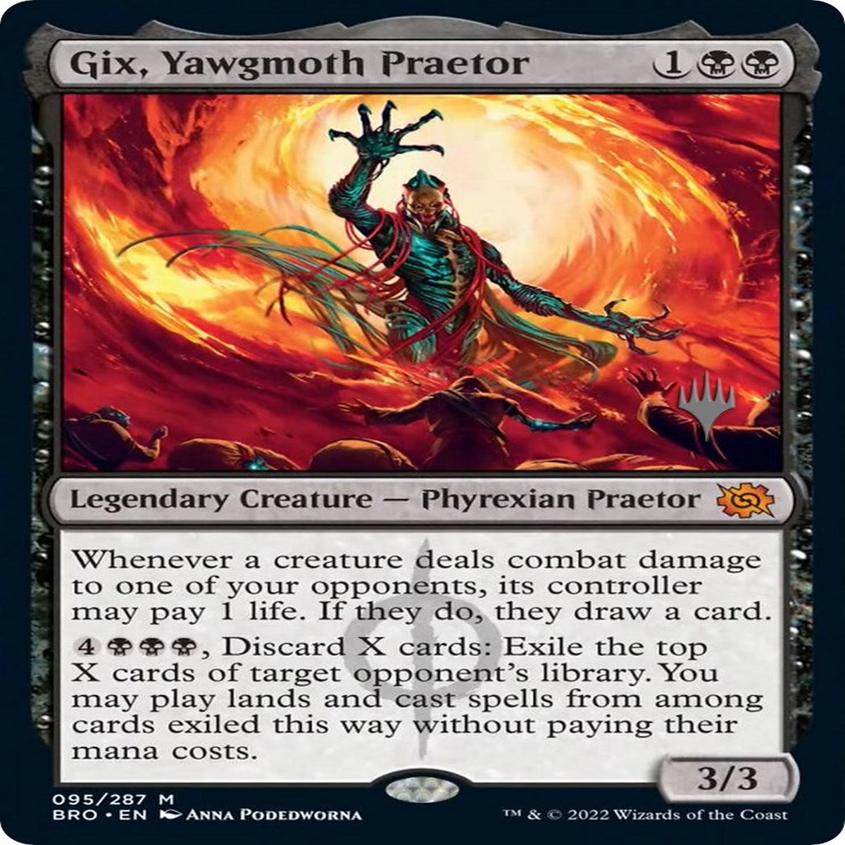 Gix Yawgmoth Praetor PPBRO - 95