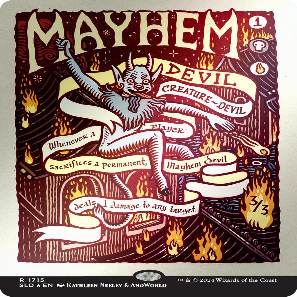 Mayhem Devil (Rainbow Foil) SLD - 1715