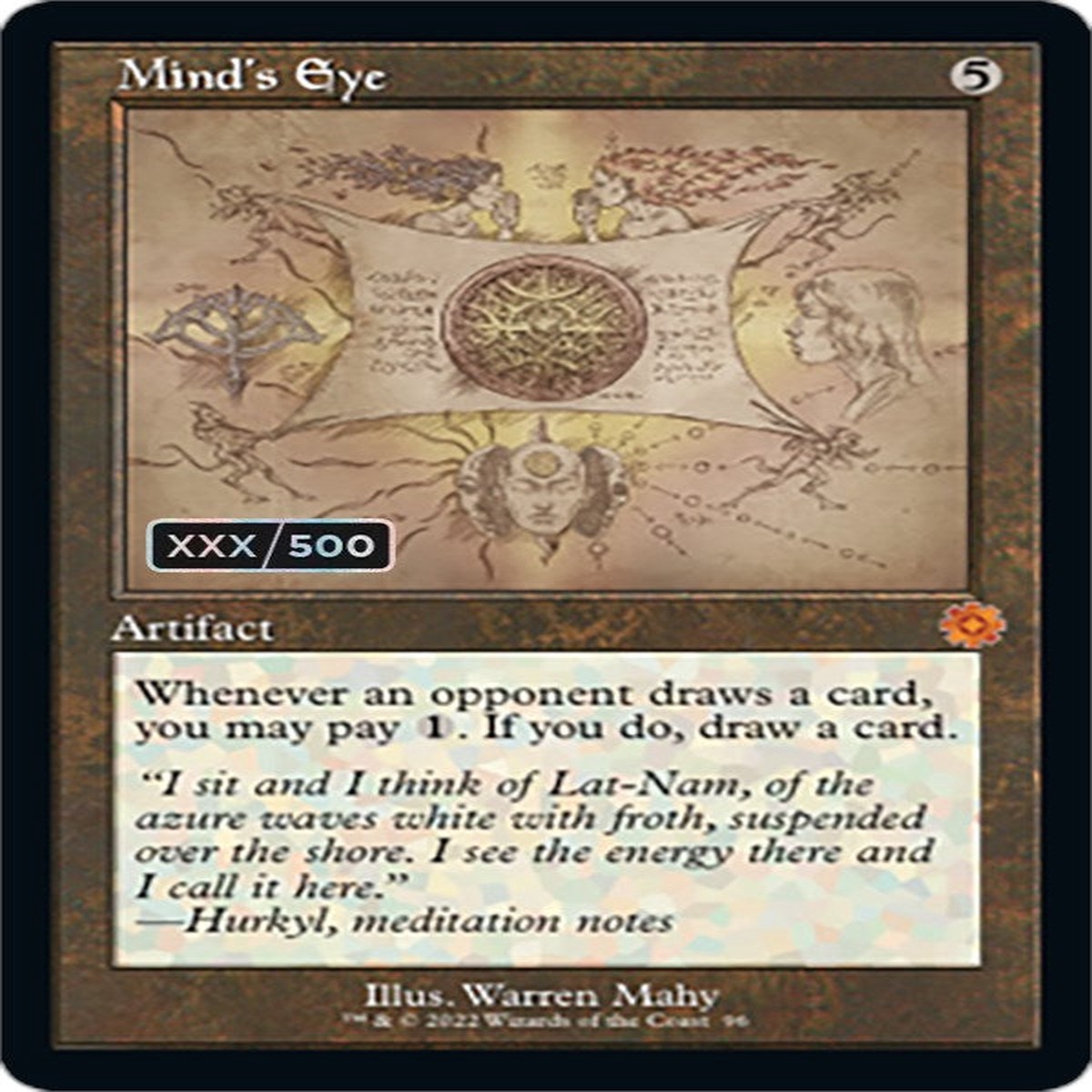 Minds Eye (Schematic) (Serial Numbered) BRR - 96