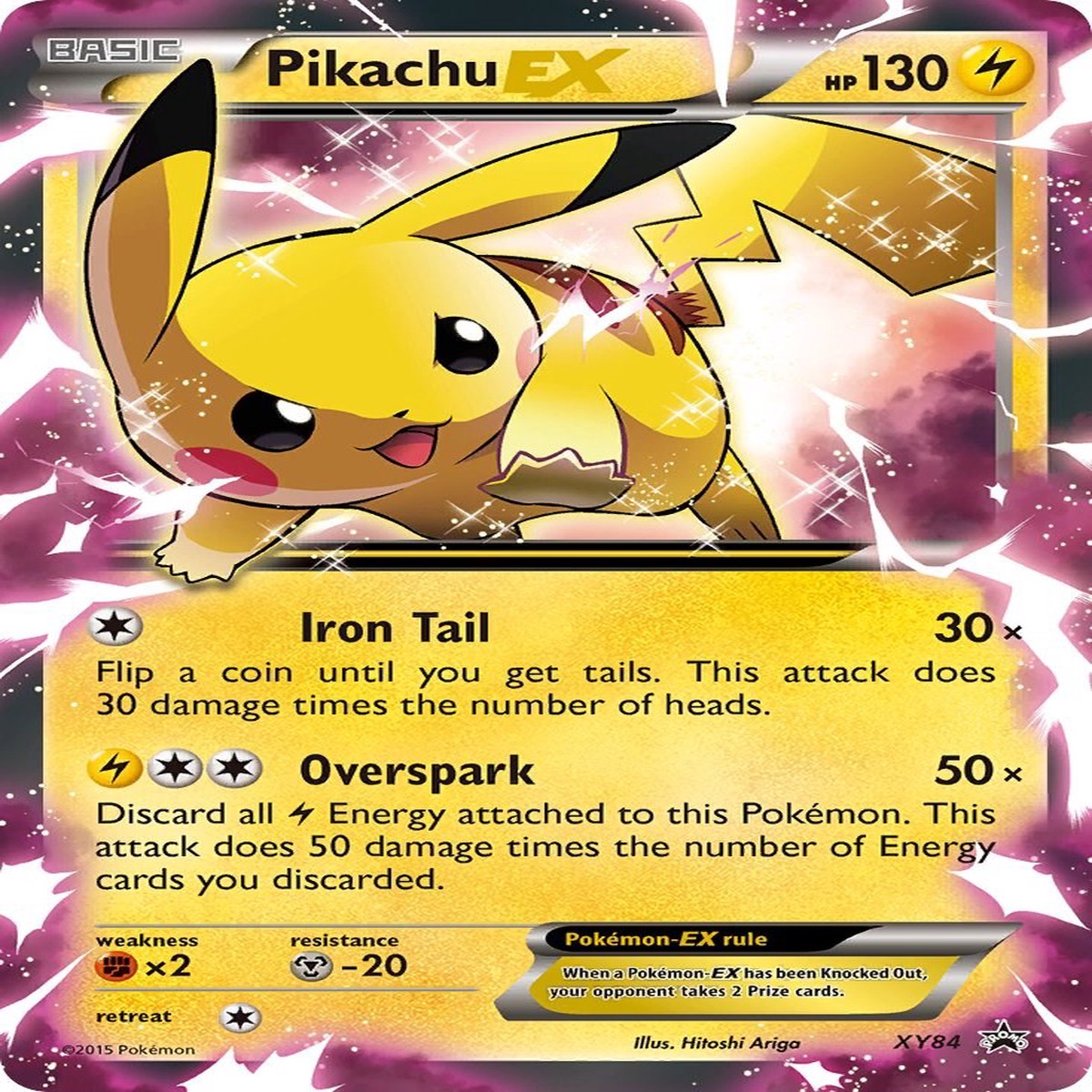 Pikachu EX - XY84 PR - XY84