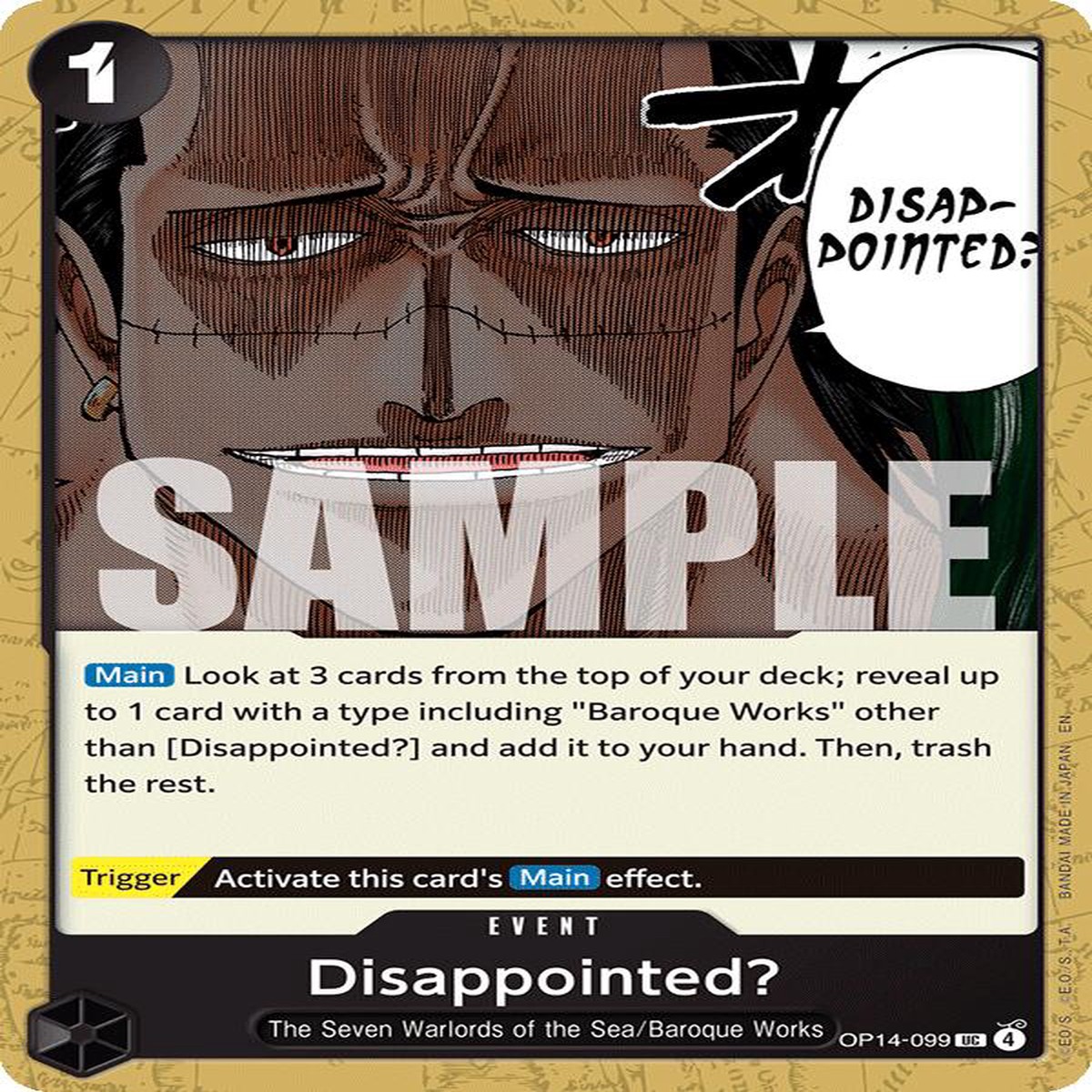 Disappointed OP14 - OP14-099