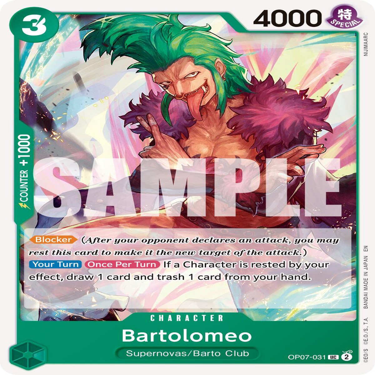 Bartolomeo (Reprint) PRB-02 - OP07-031