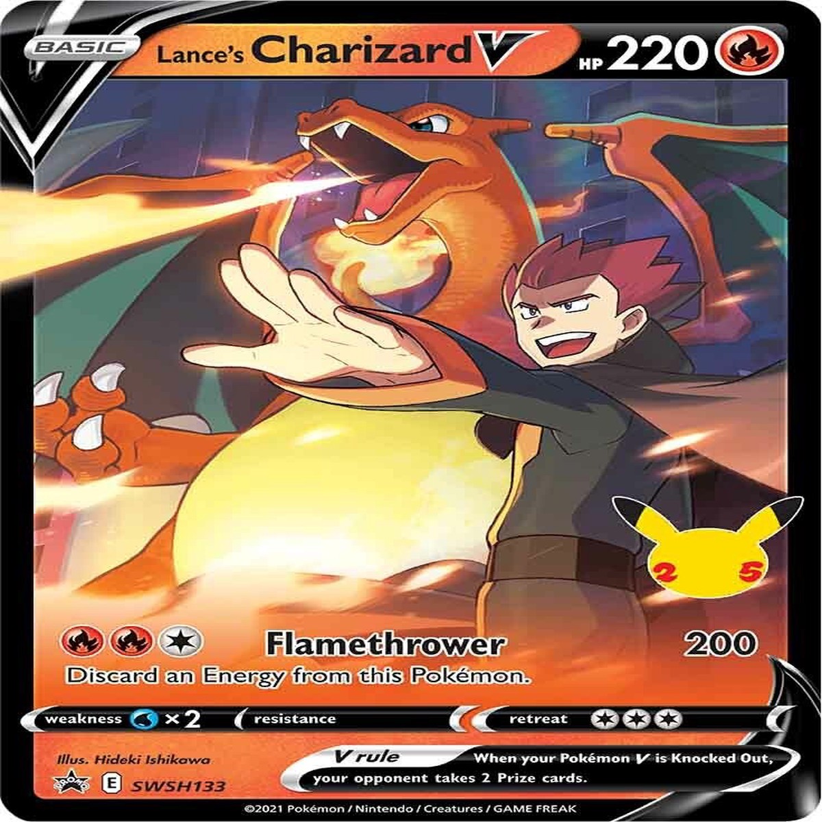 Lances Charizard V - SWSH133 SWSD - SWSH133