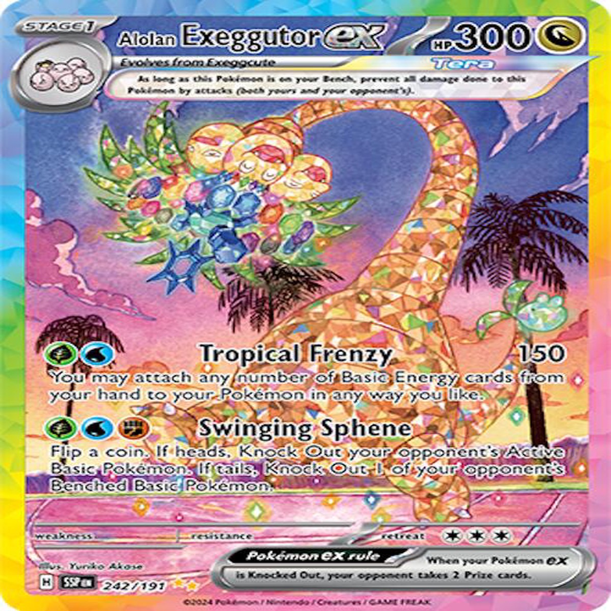 Alolan Exeggutor ex - 242191 SSP - 242191