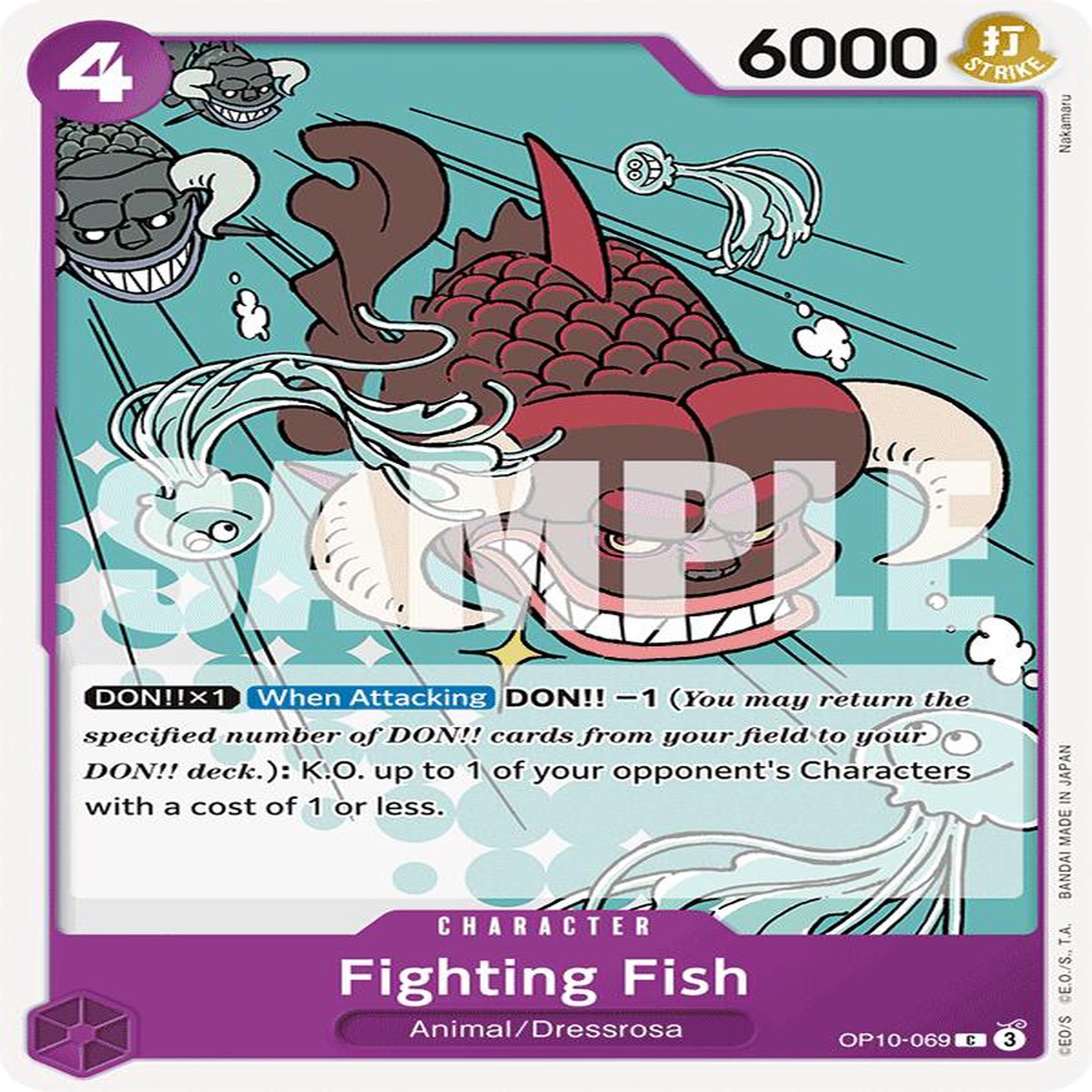 Fighting Fish OP10 - OP10-069