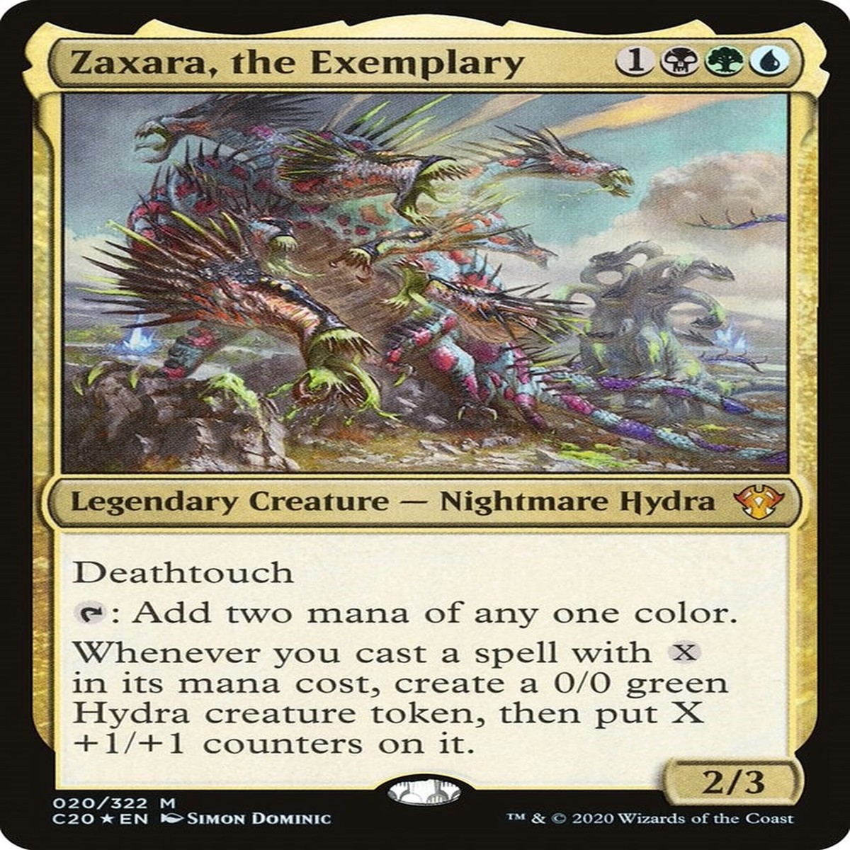 Zaxara the Exemplary C20 - 20