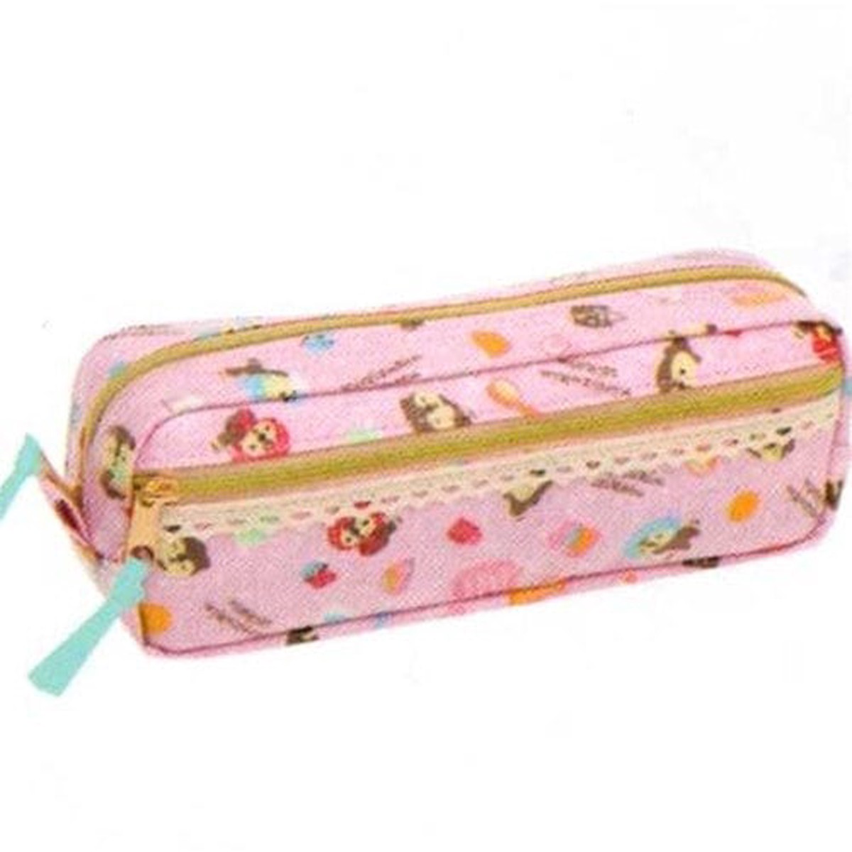 San-X Kireizukin Seikatu Raccoon Pen Makeup Pouch Pink