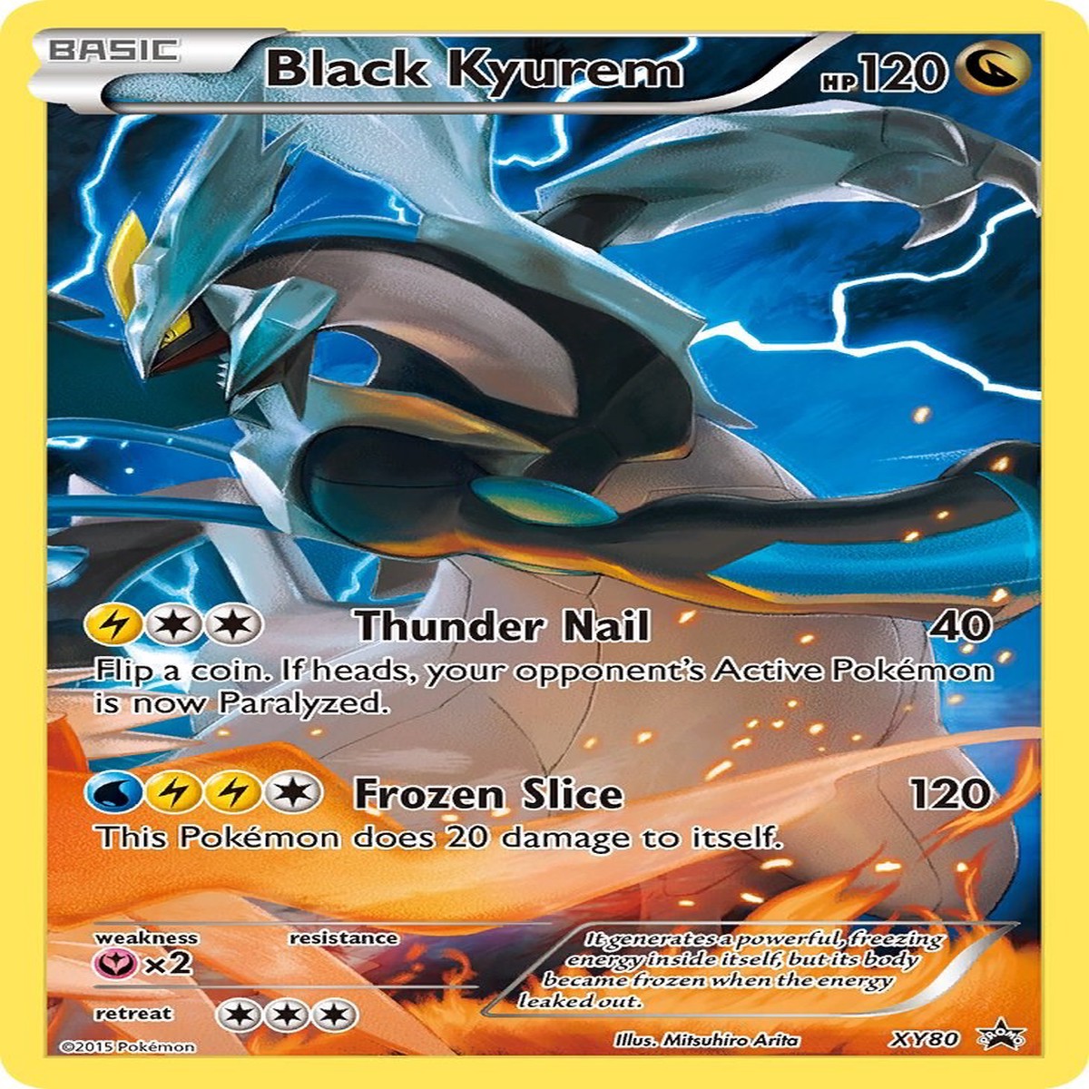 Black Kyurem - XY80 PR - XY80