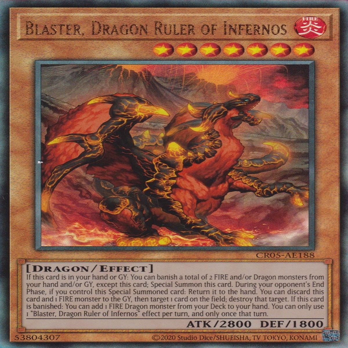 - Blaster Dragon Ruler of Infernos