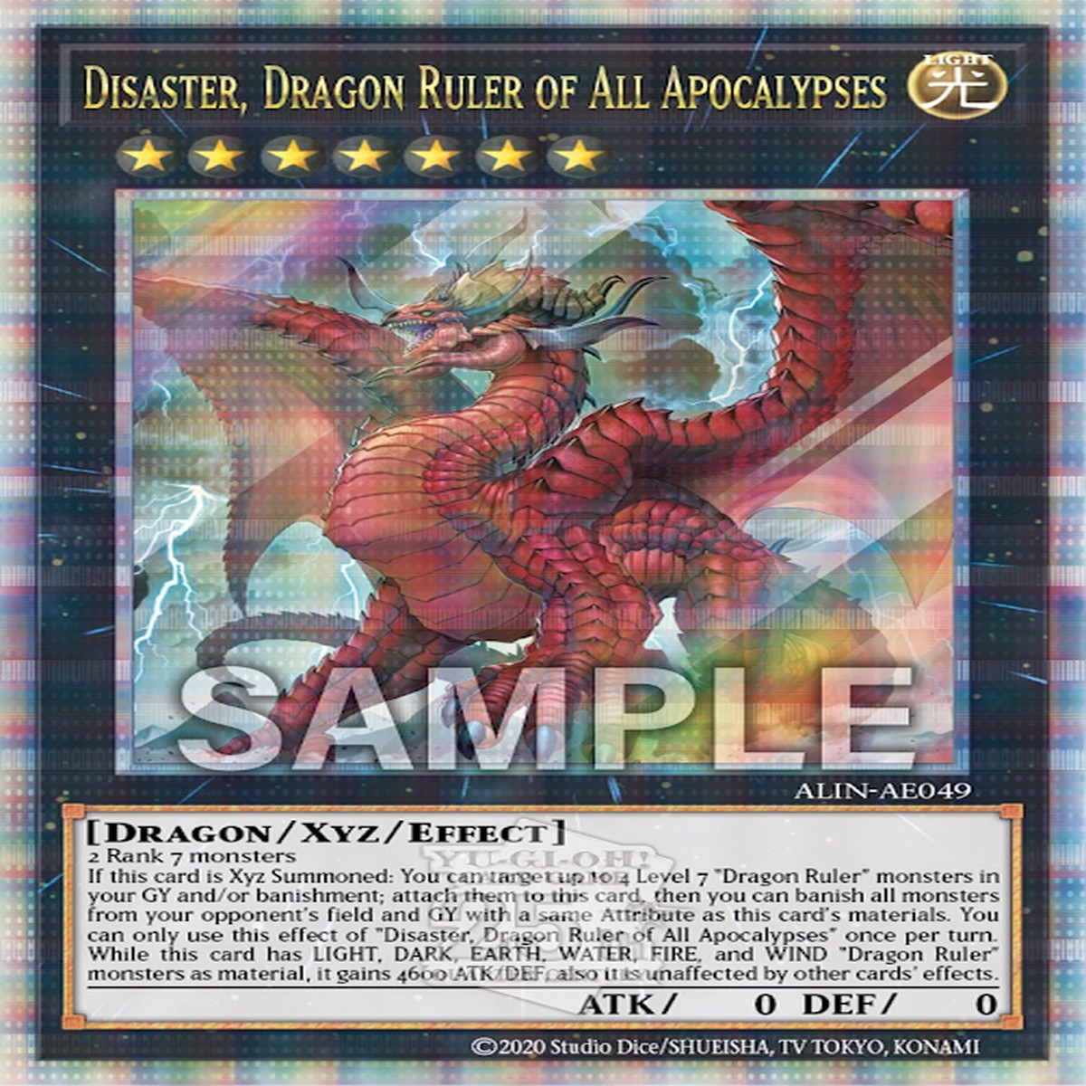 Disaster Dragon Ruler of Paranormalities